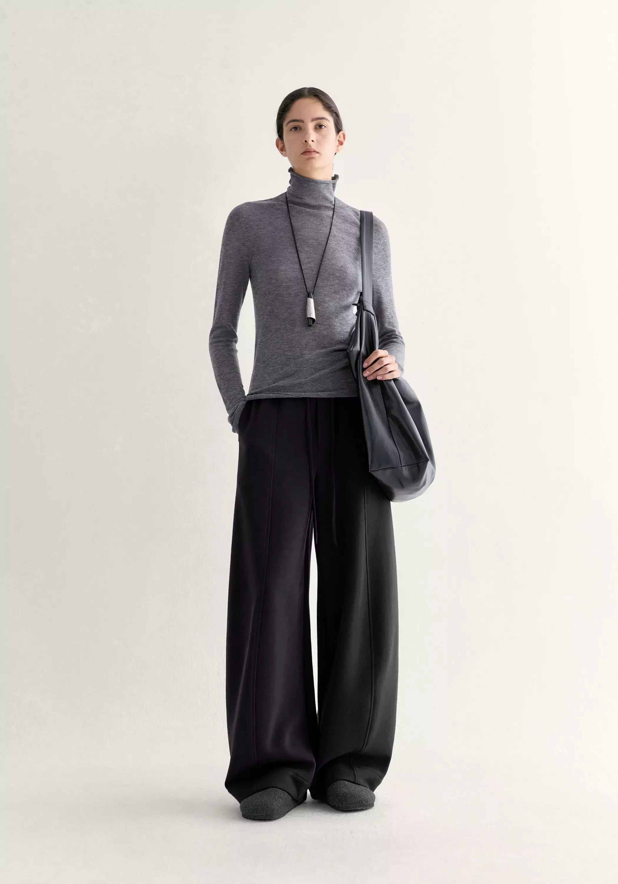 Drawstring Cotton Pants - Image 3