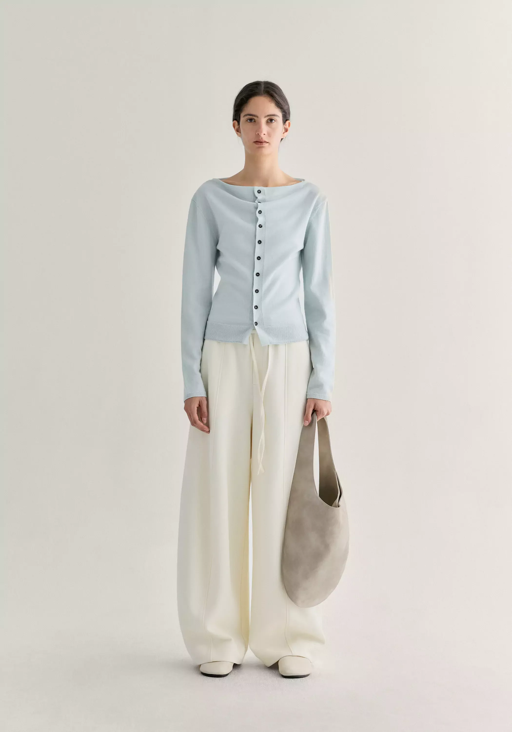 Drawstring Cotton Pants - Image 6