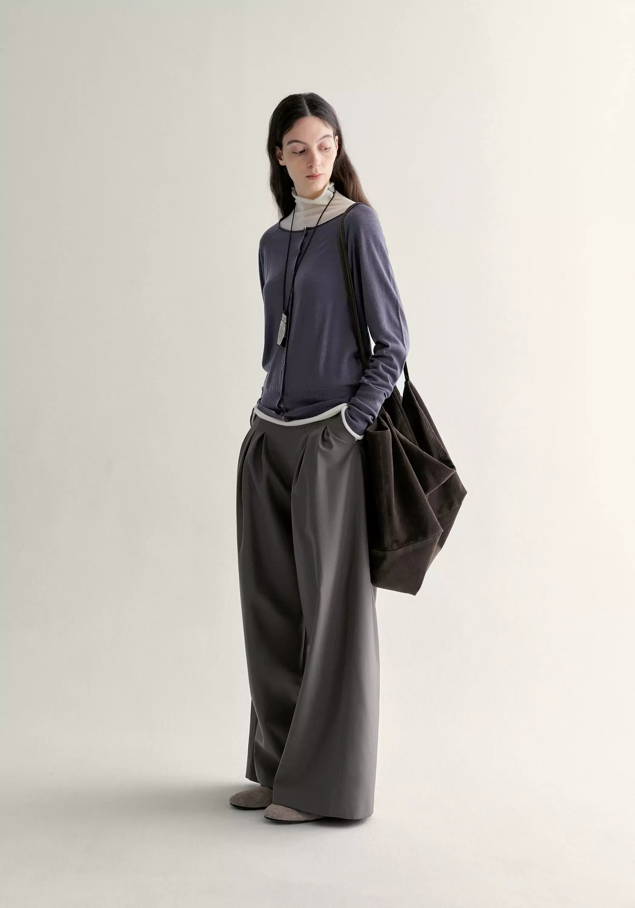 Merino Wool Rib-knit Cardigan - Image 6