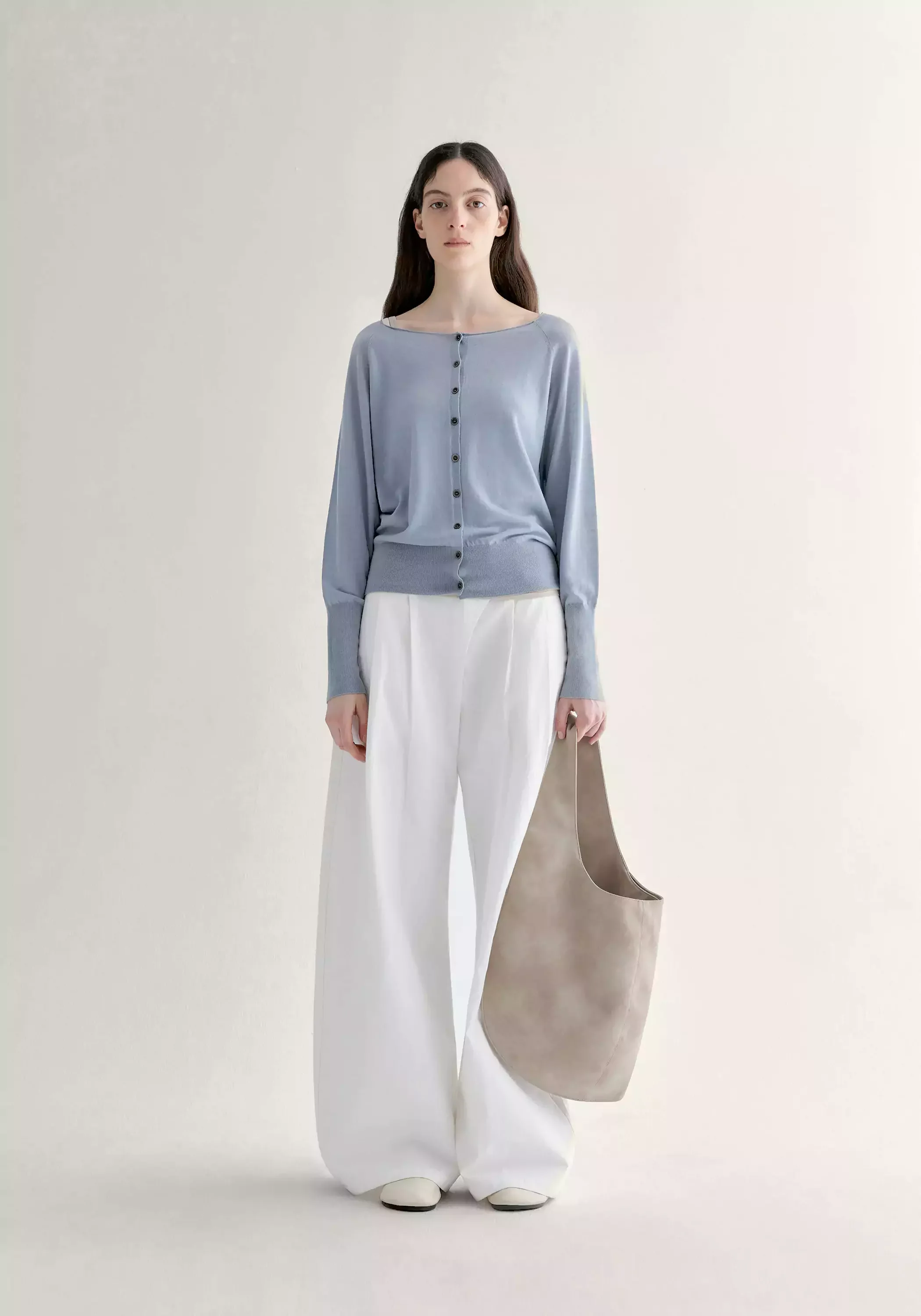 Merino Wool Rib-knit Cardigan - Image 8