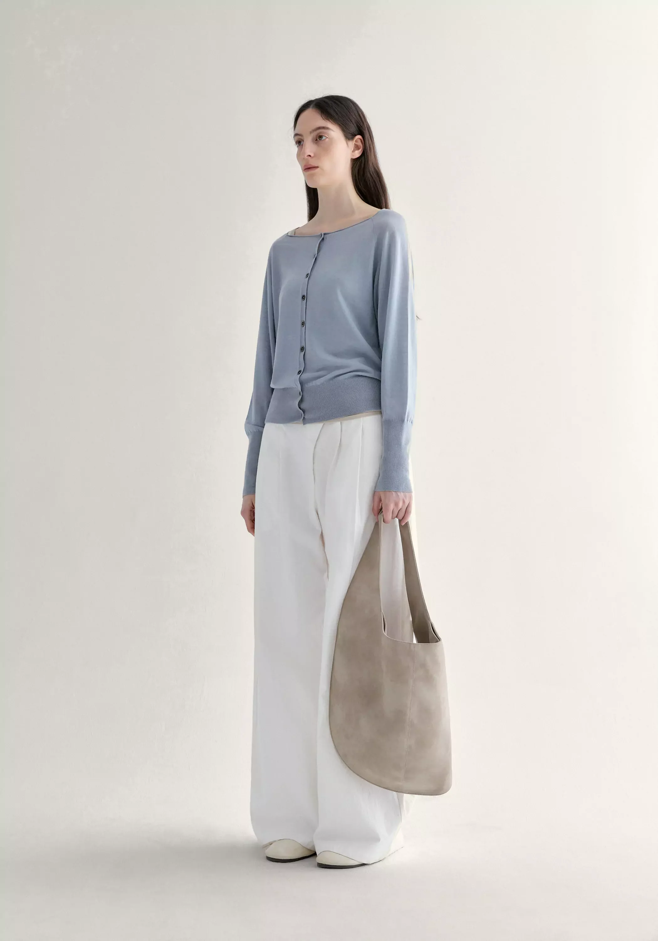 Merino Wool Rib-knit Cardigan - Image 9