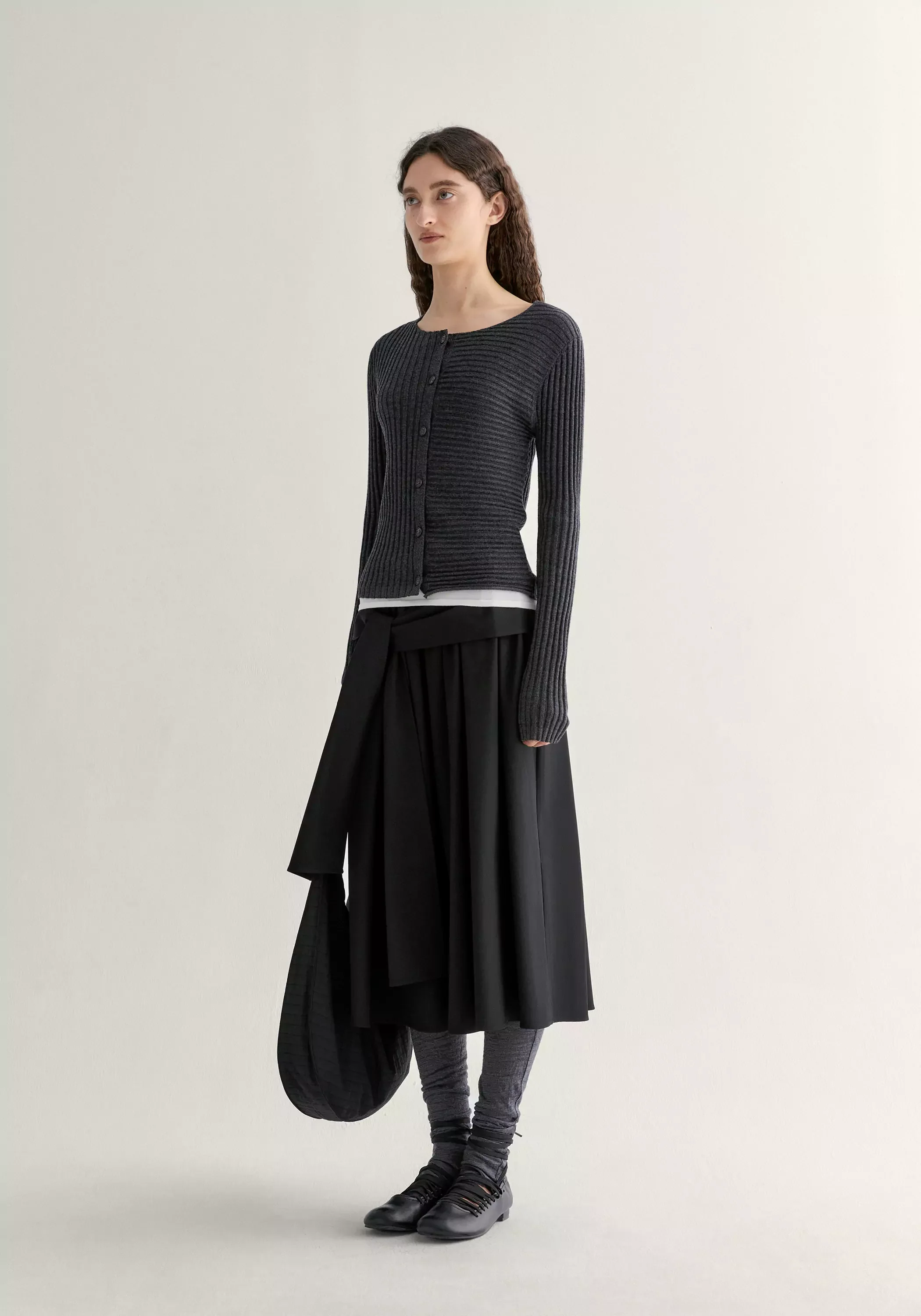 Merino Wool Knitted Cardigan - Image 10
