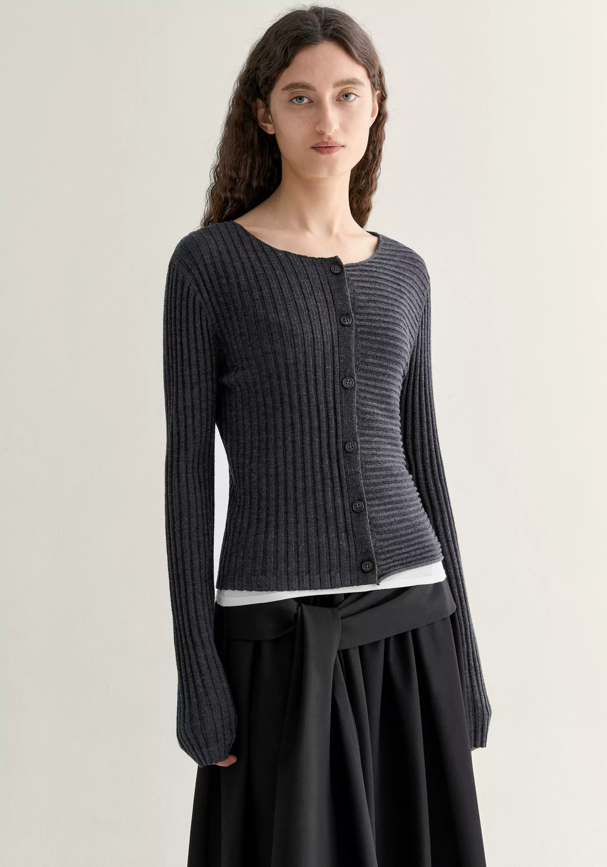 Merino Wool Knitted Cardigan - Image 12