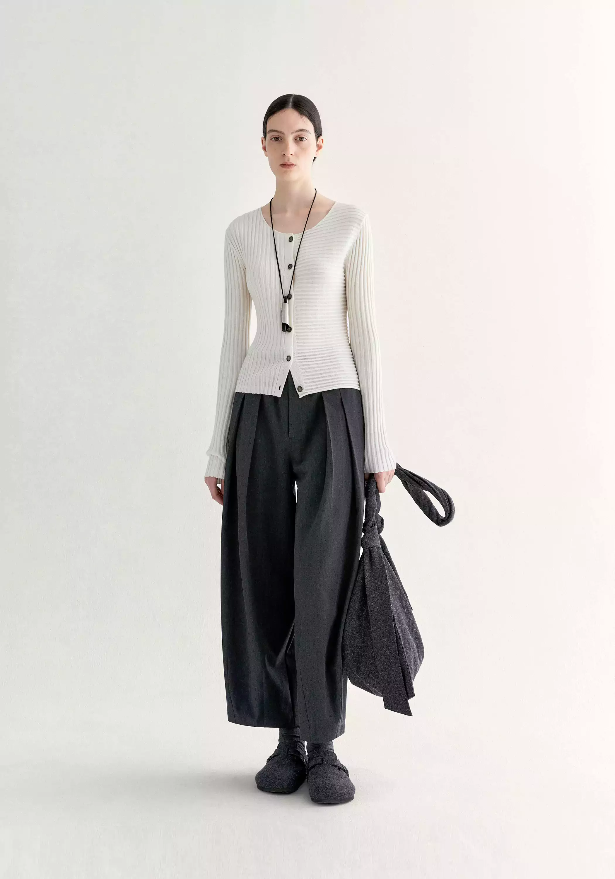Merino Wool Knitted Cardigan - Image 6