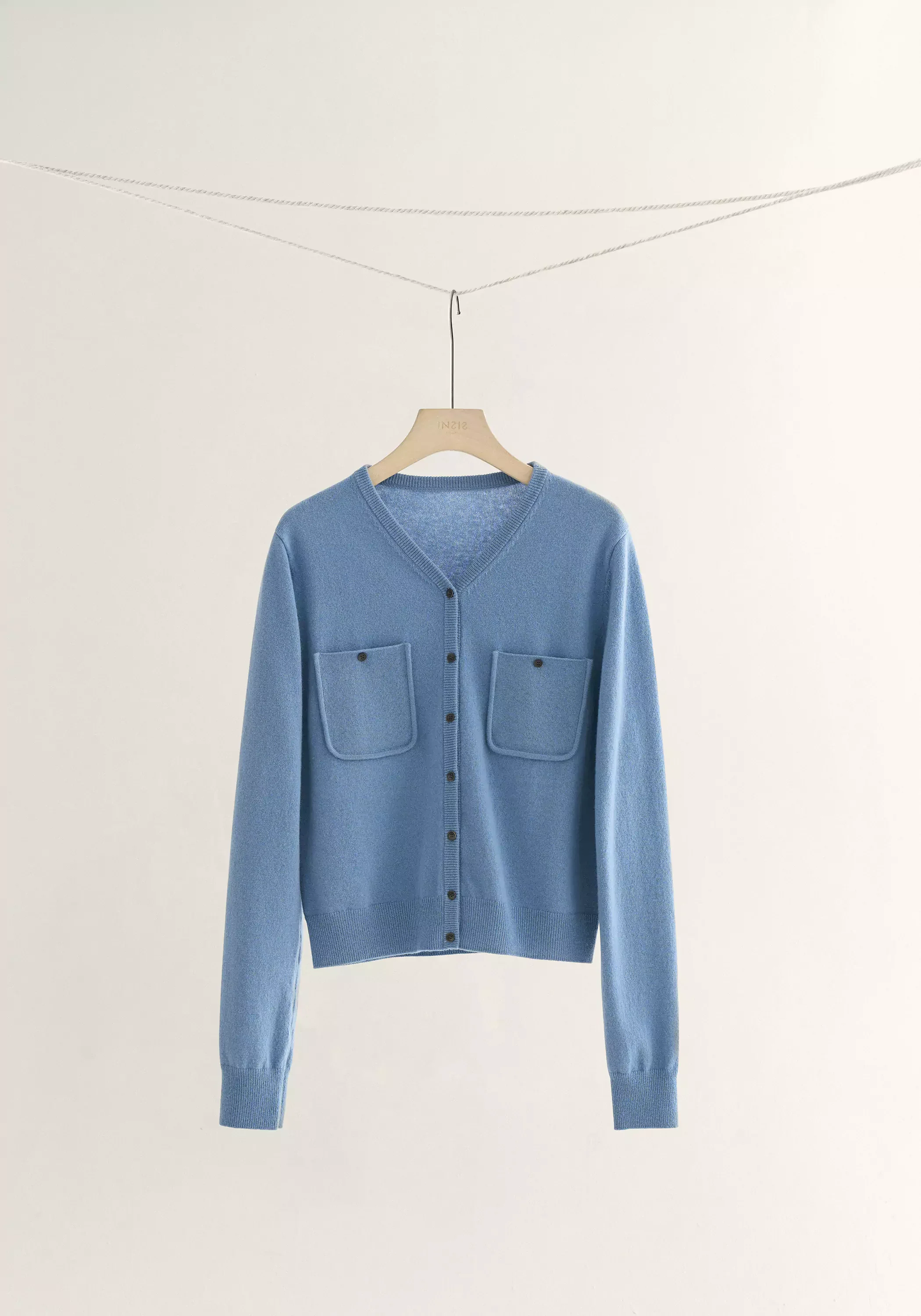 Merino Wool V-neck Cardigan - Image 13