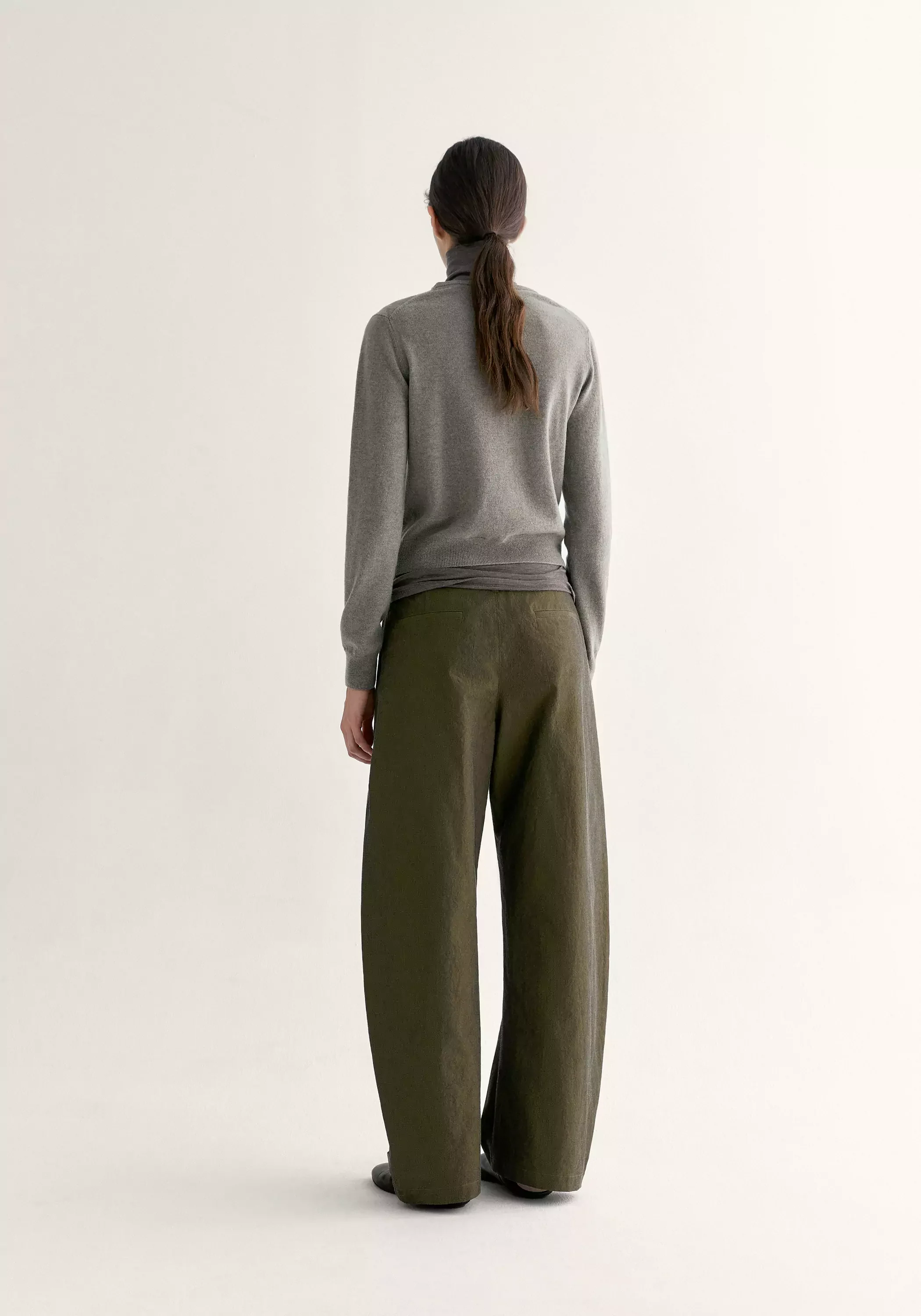 Merino Wool V-neck Cardigan - Image 16