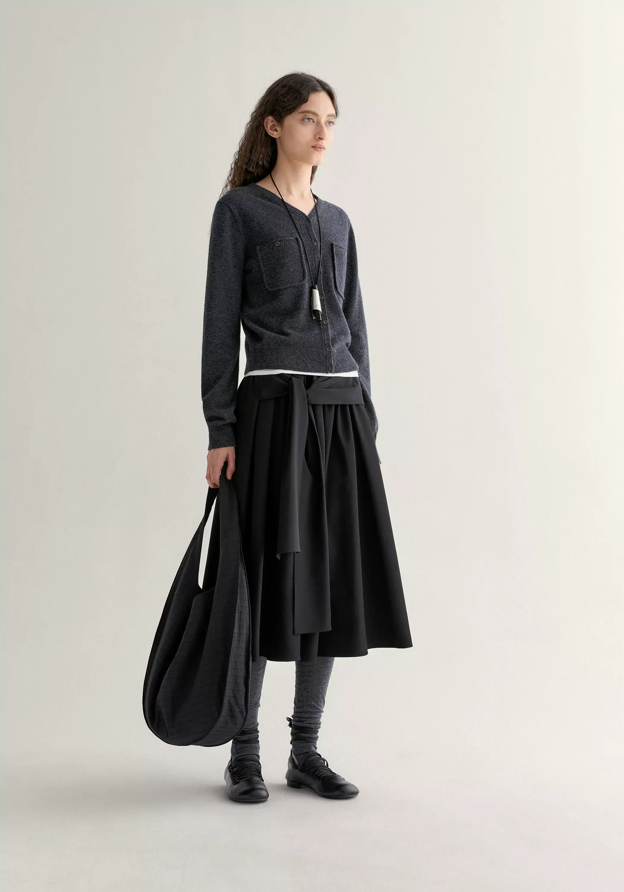Merino Wool V-neck Cardigan - Image 18
