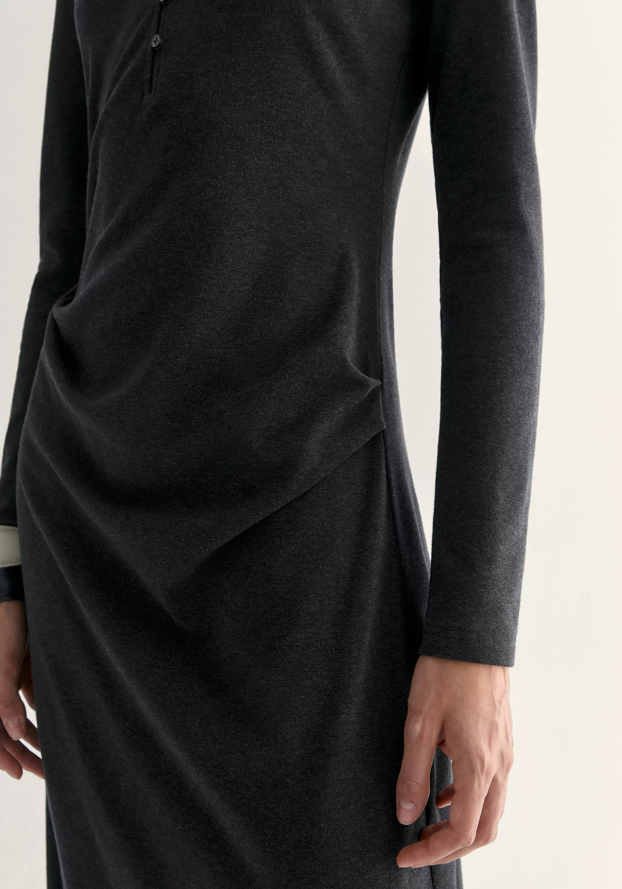 Pleated Cocoon Dress - Image 10