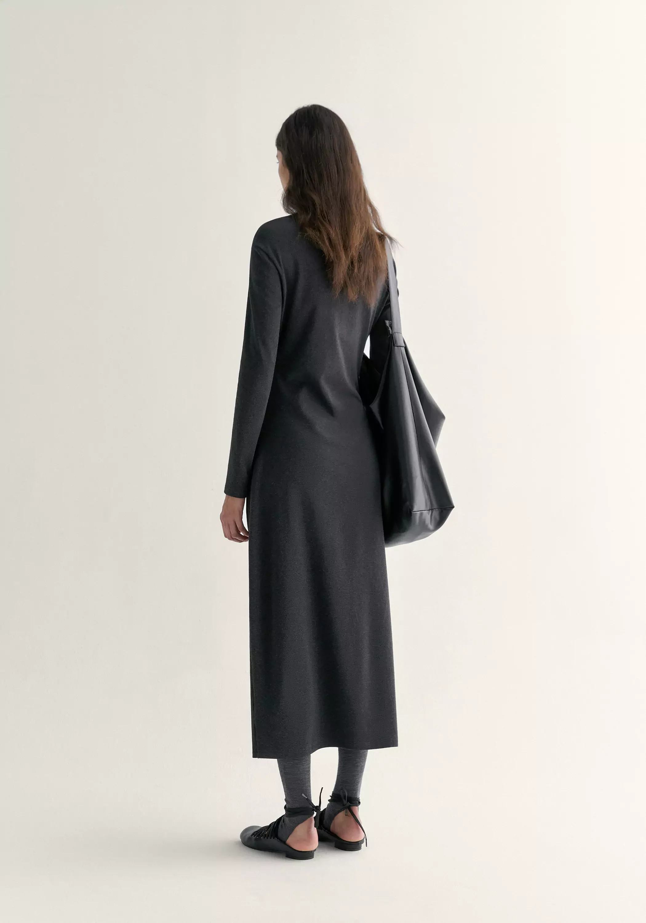 Pleated Cocoon Dress - Image 6