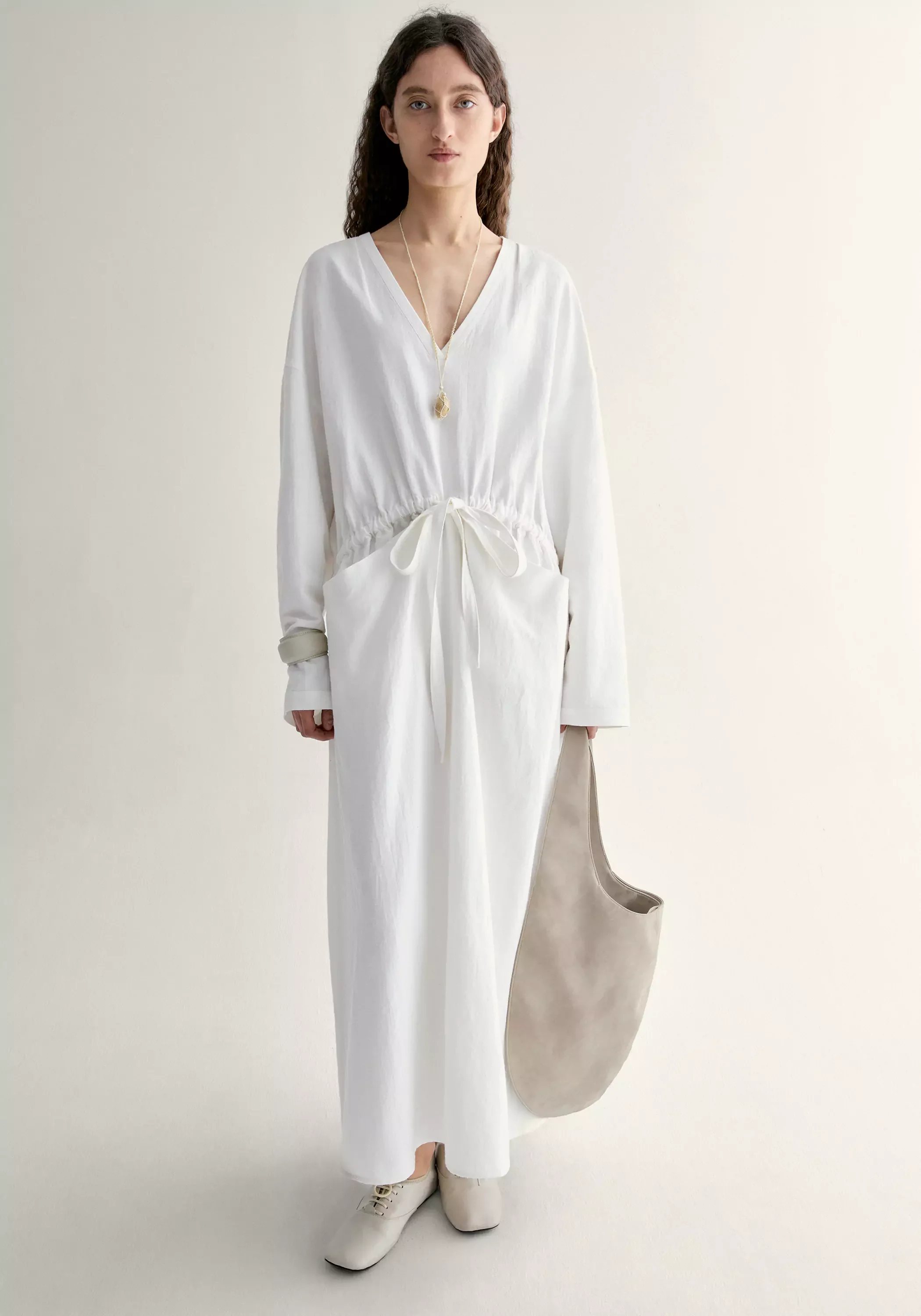 V-neck Pocket Dress - Image 6