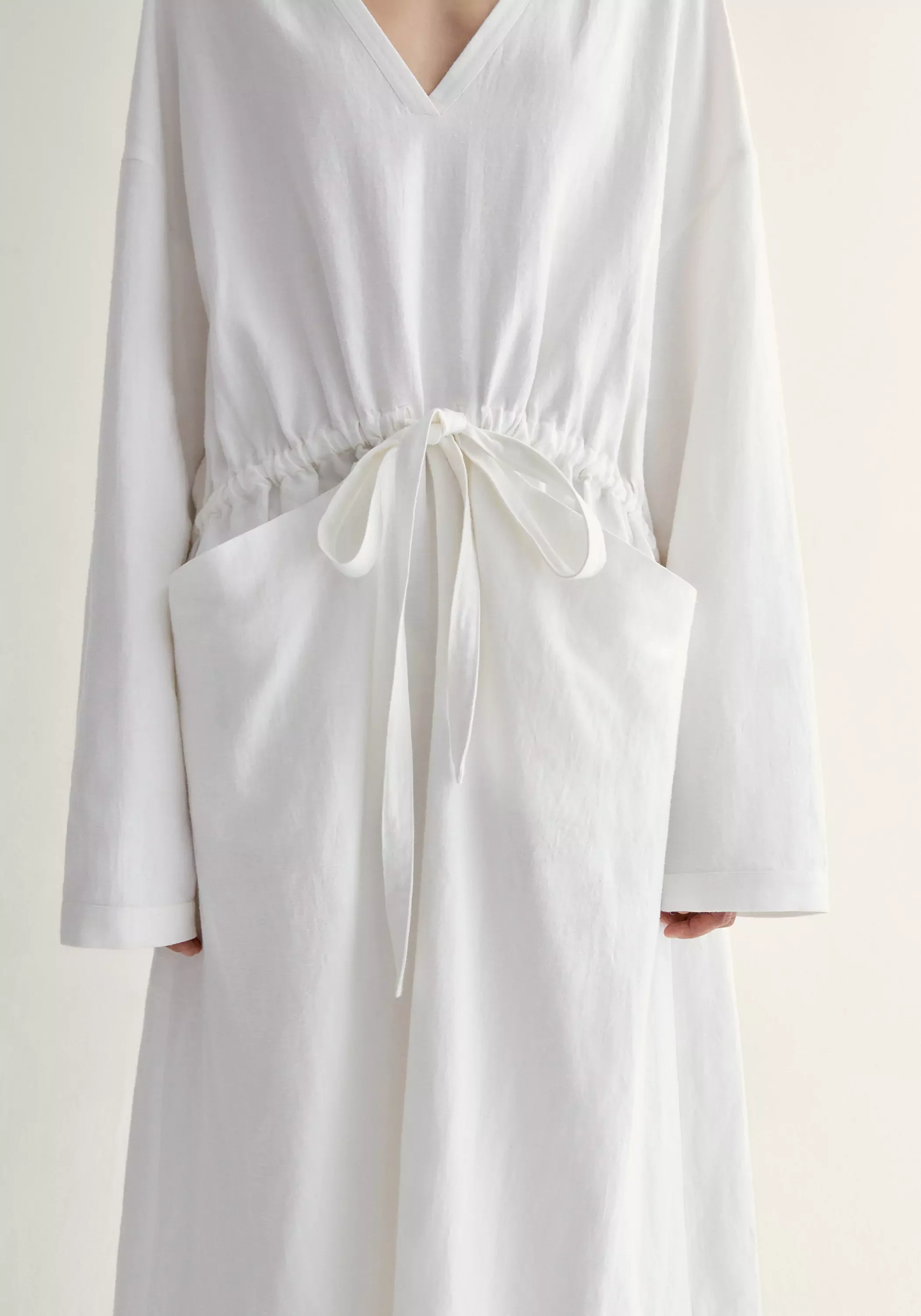 V-neck Pocket Dress - Image 9