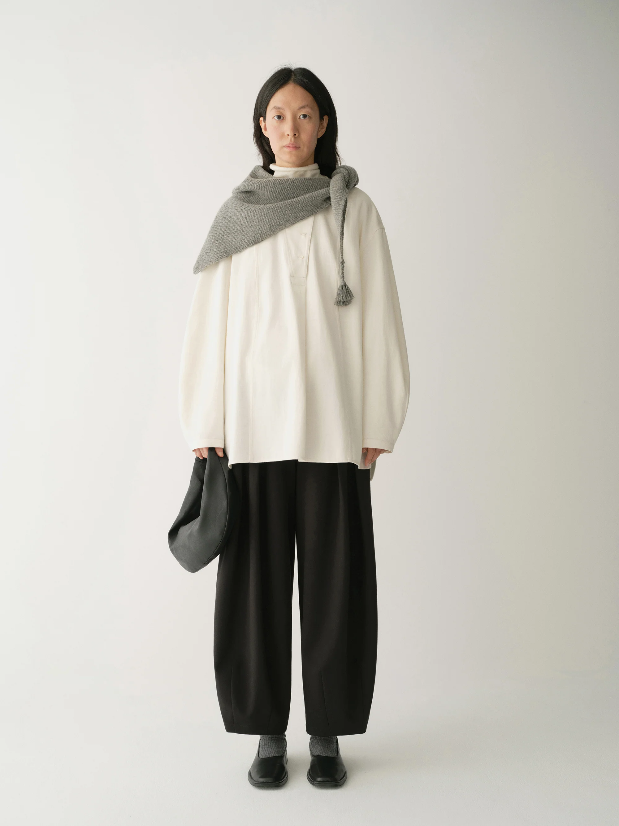 Curved Placket Flare Shirt - Image 2