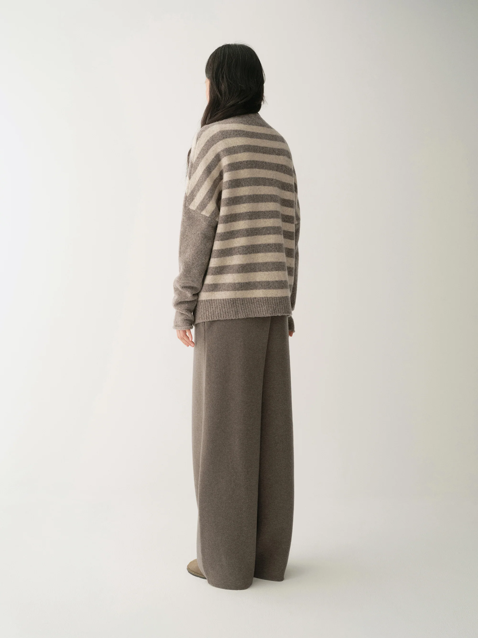 Striped Wool Knit Pullover - Image 5