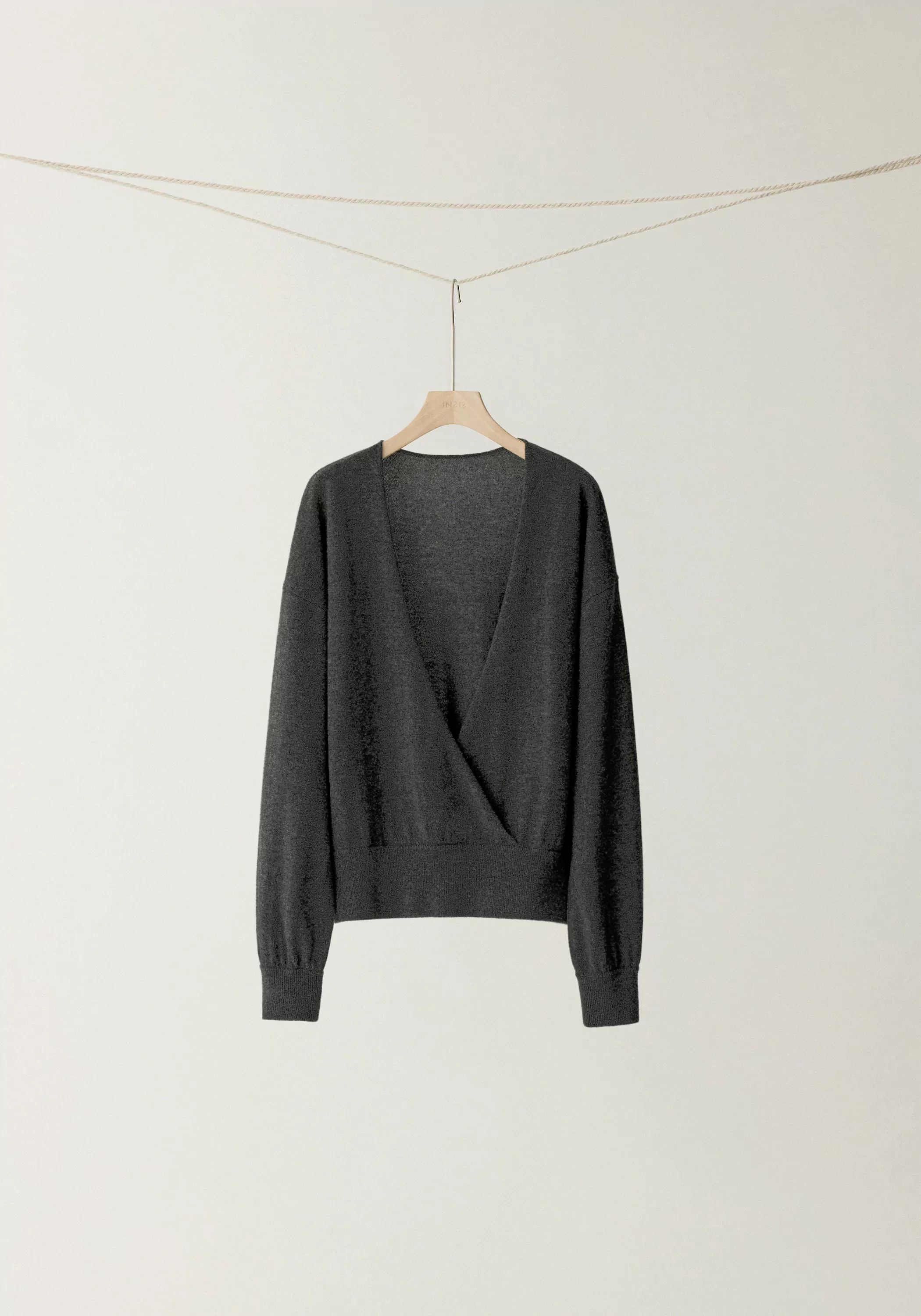 Wool-cashmere Cross-front Knit Top - Image 11
