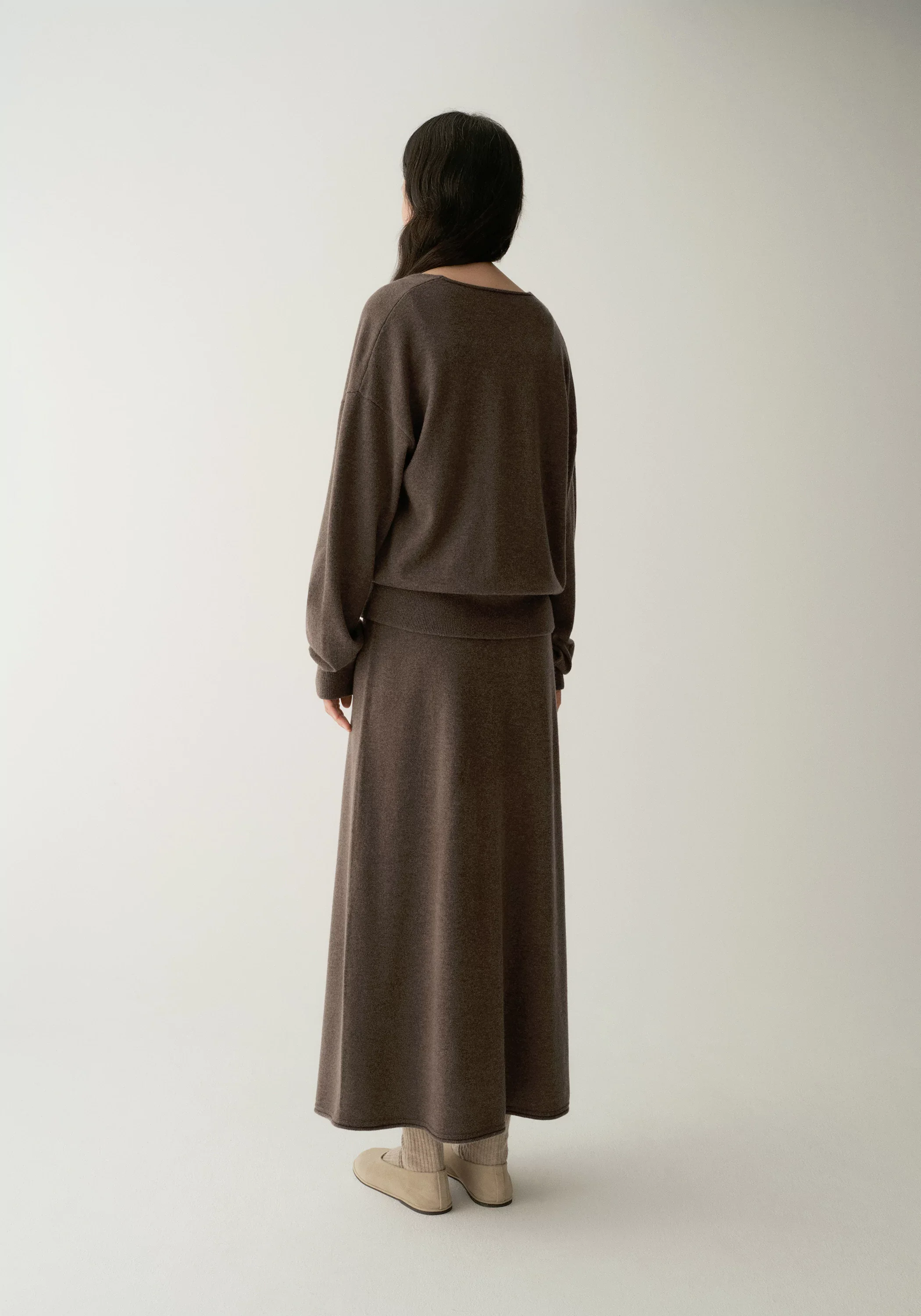 Wool-cashmere Cross-front Knit Top - Image 14
