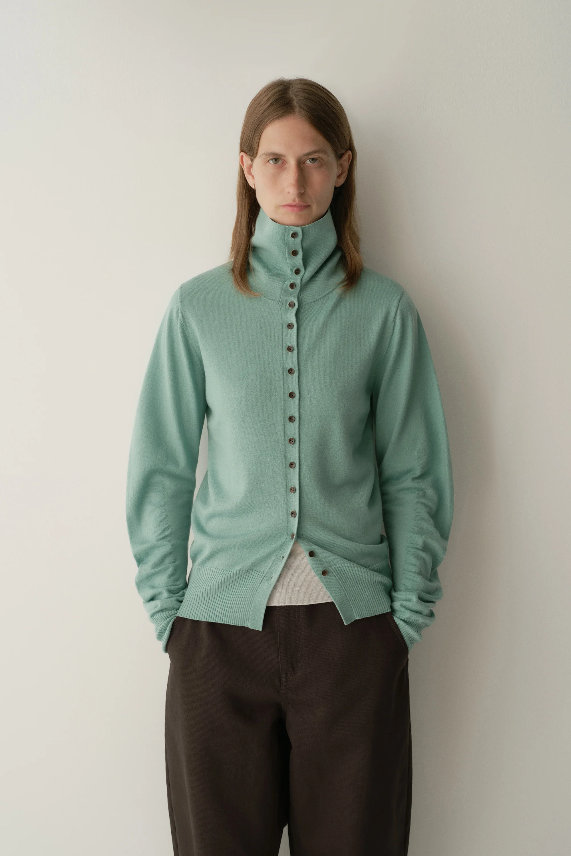 Merino Wool Structured Cardigan - Image 3