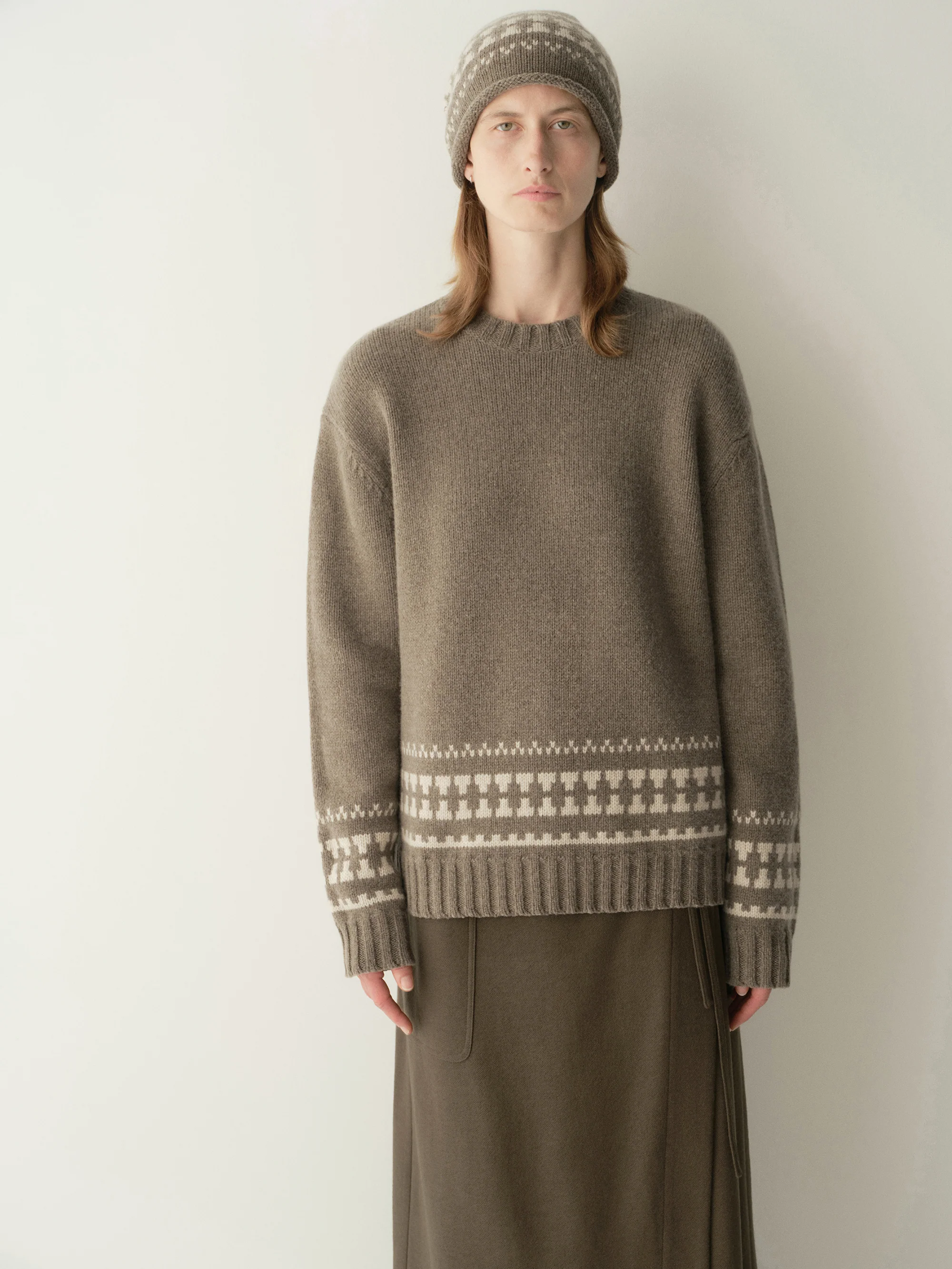 Merino Wool Fair Isle Top - Image 17