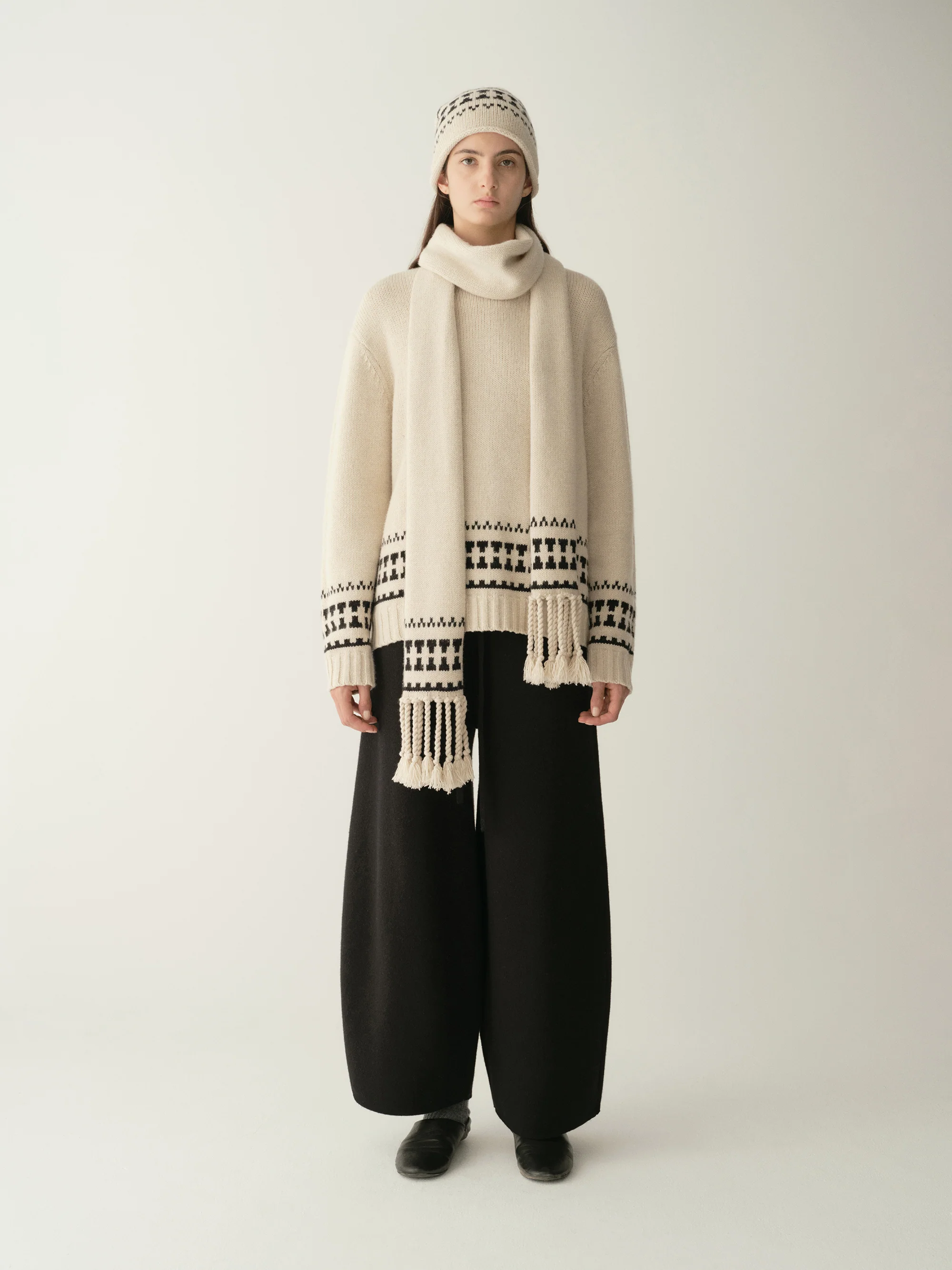 Merino Wool Fair Isle Top - Image 4