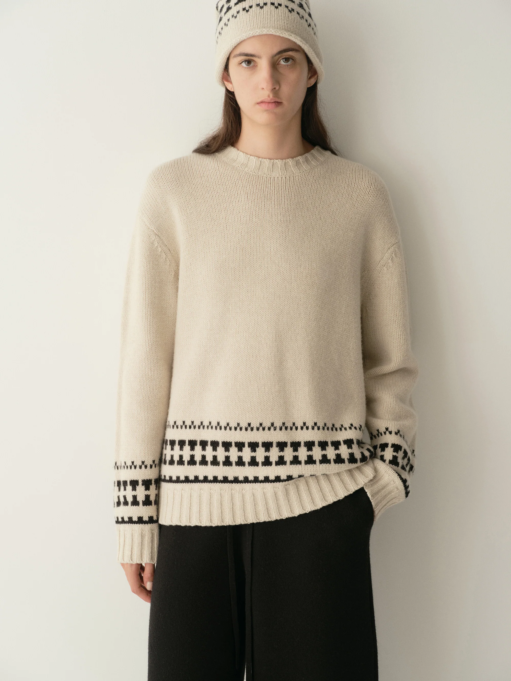 Merino Wool Fair Isle Top - Image 8