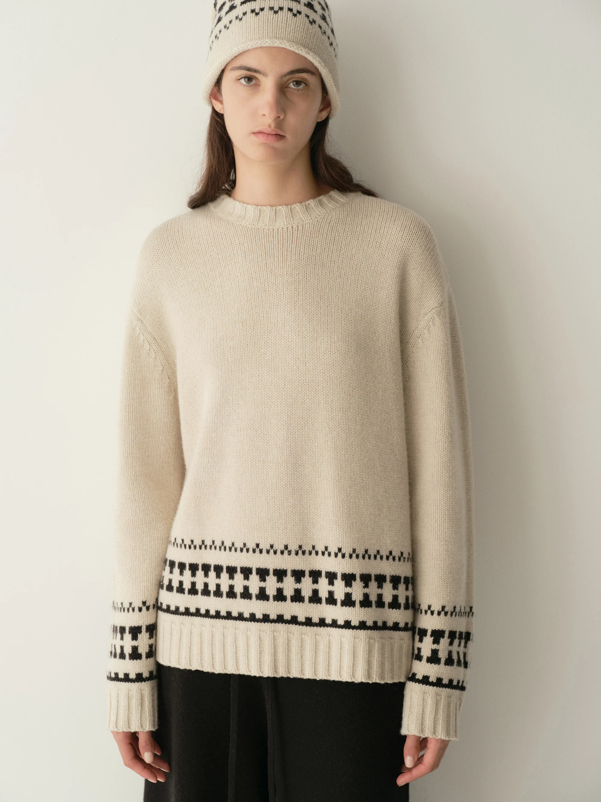 Merino Wool Fair Isle Top - Image 9