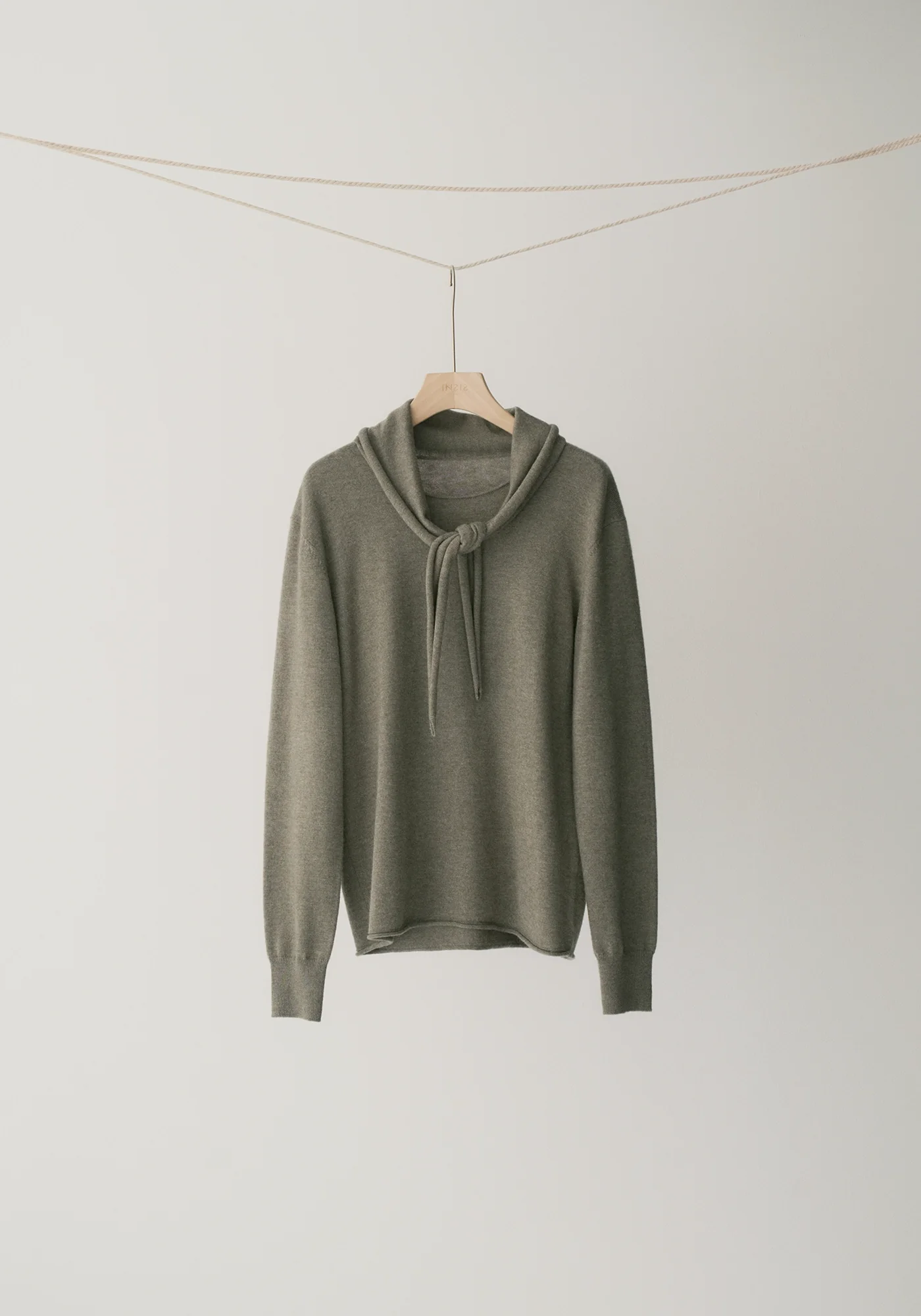 Collar Tie Knitted Pullover - Image 15