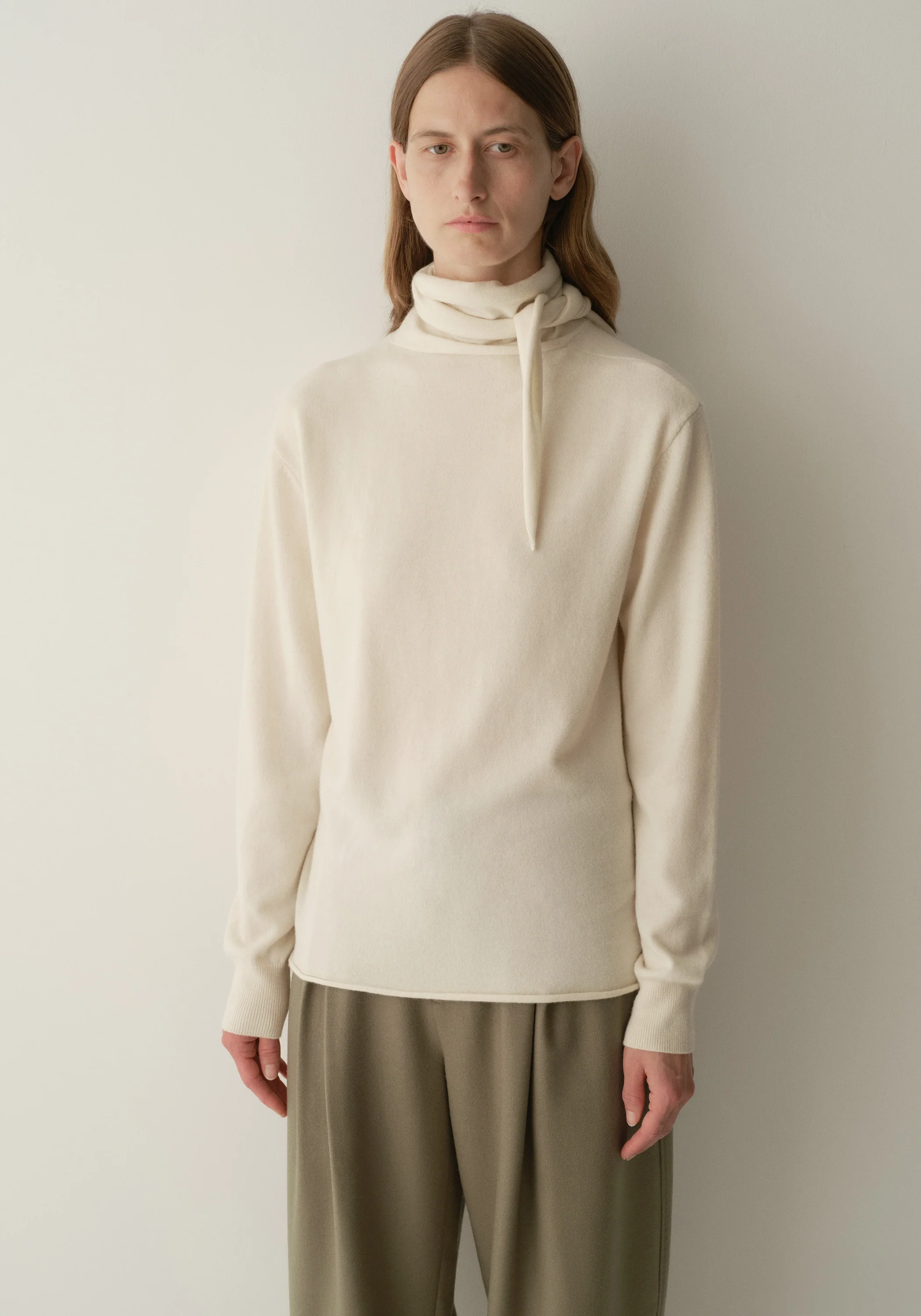 Collar Tie Knitted Pullover - Image 5