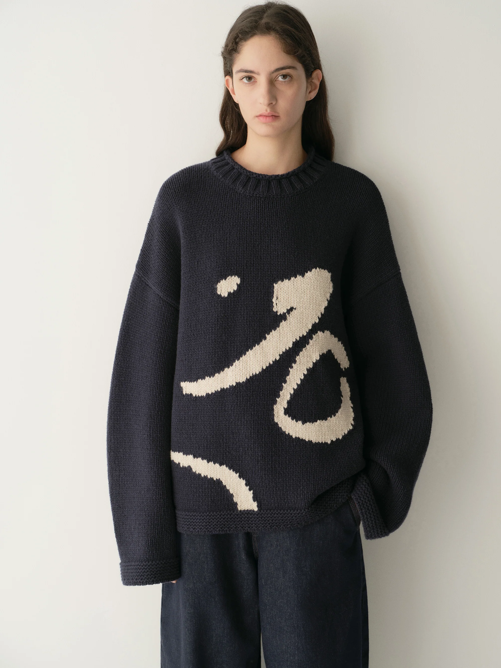 Merino Wool Handcrafted Intarsia Pullover - Image 6