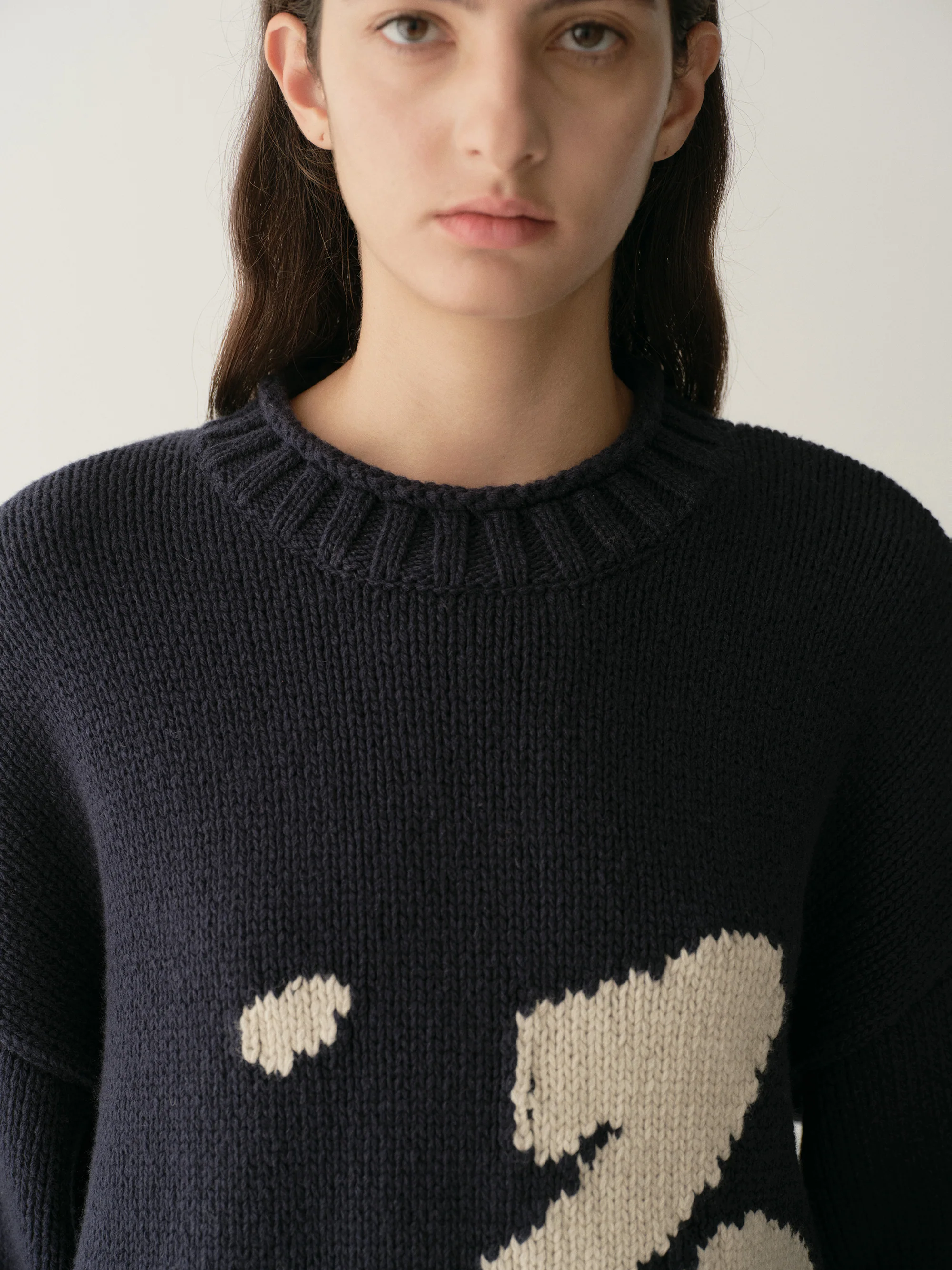 Merino Wool Handcrafted Intarsia Pullover - Image 9