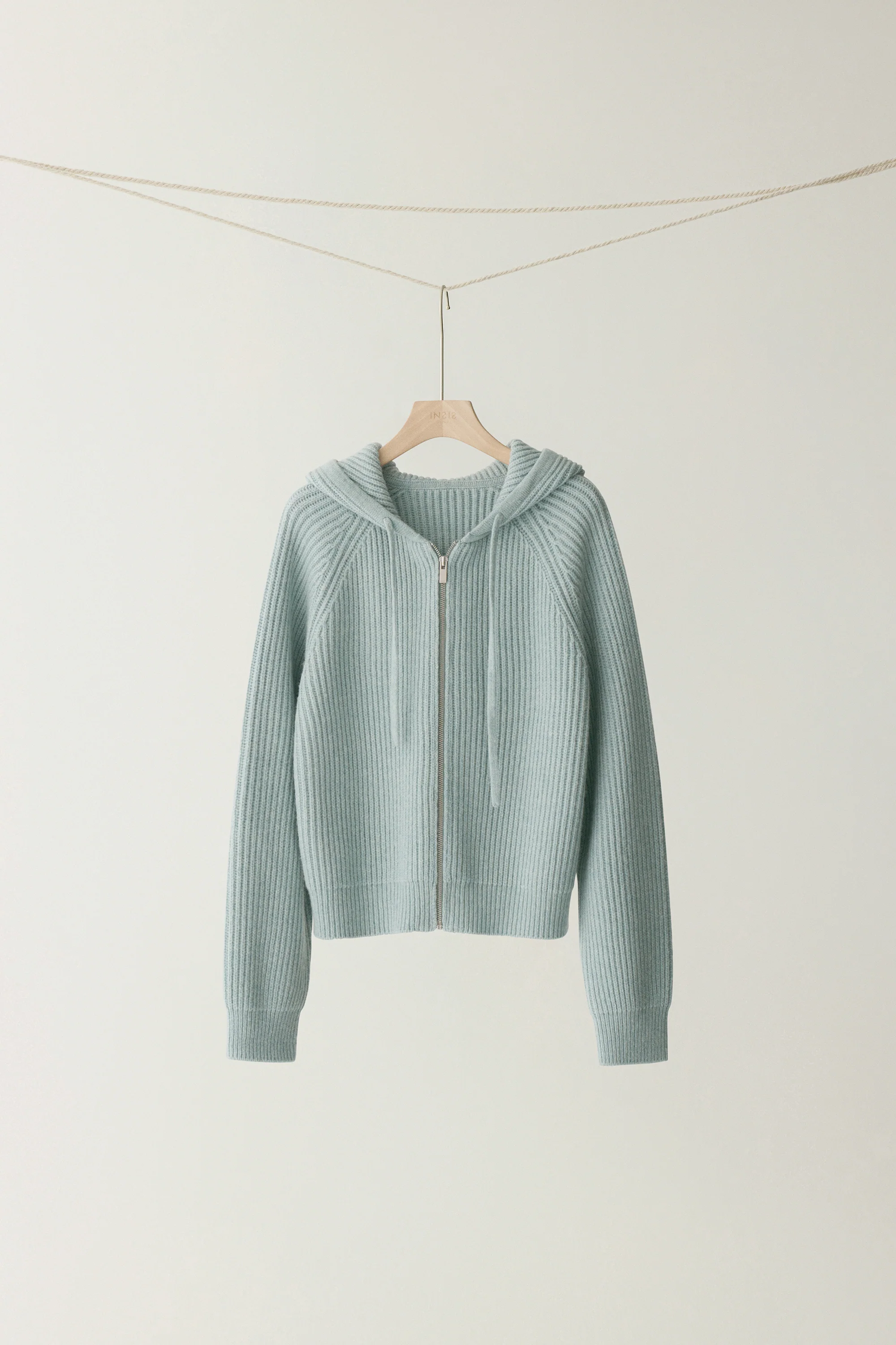 Merino Wool Hooded Knit Sweatshirt - Image 12