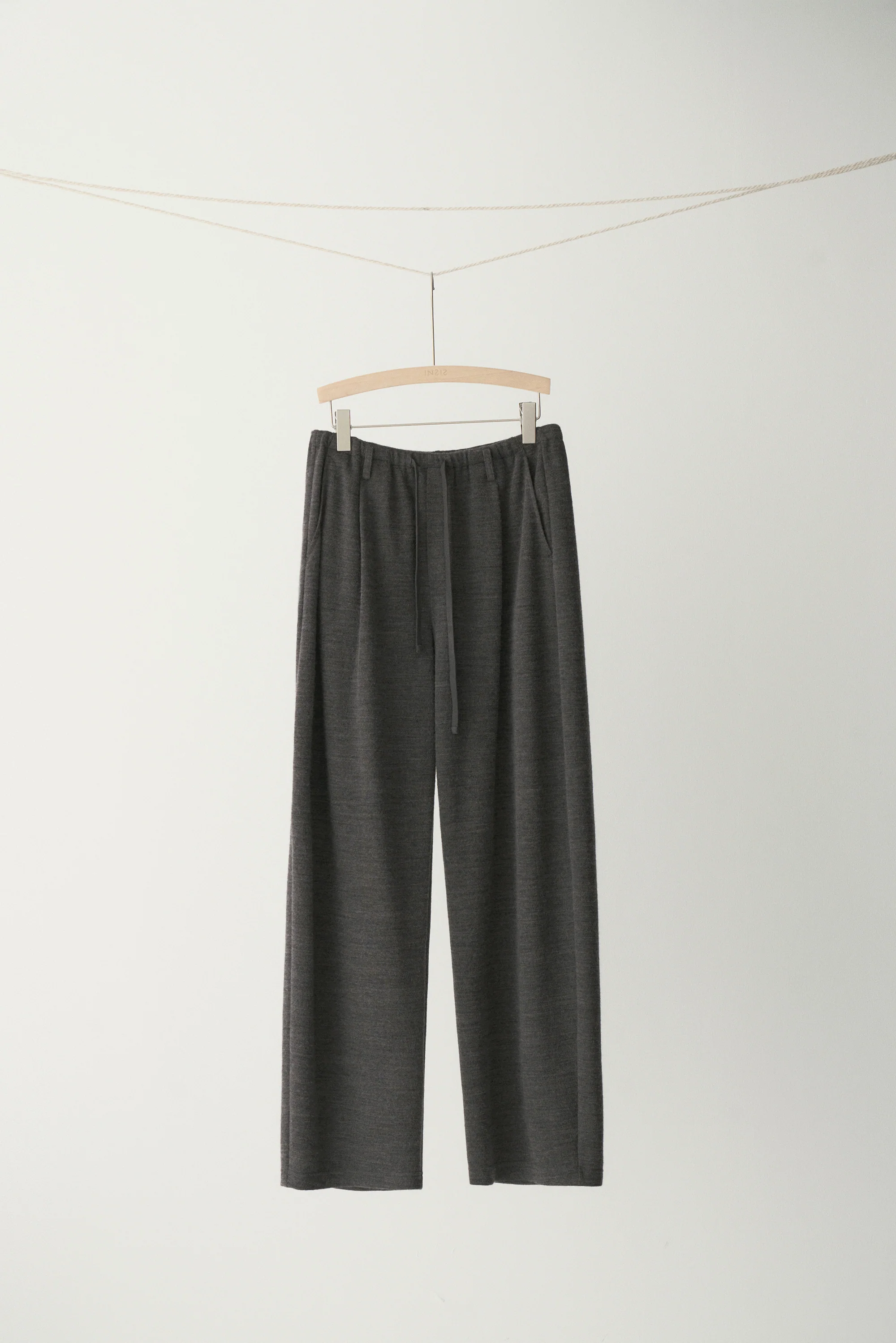 Elastic-waist Wool Knit Pants - Image 12
