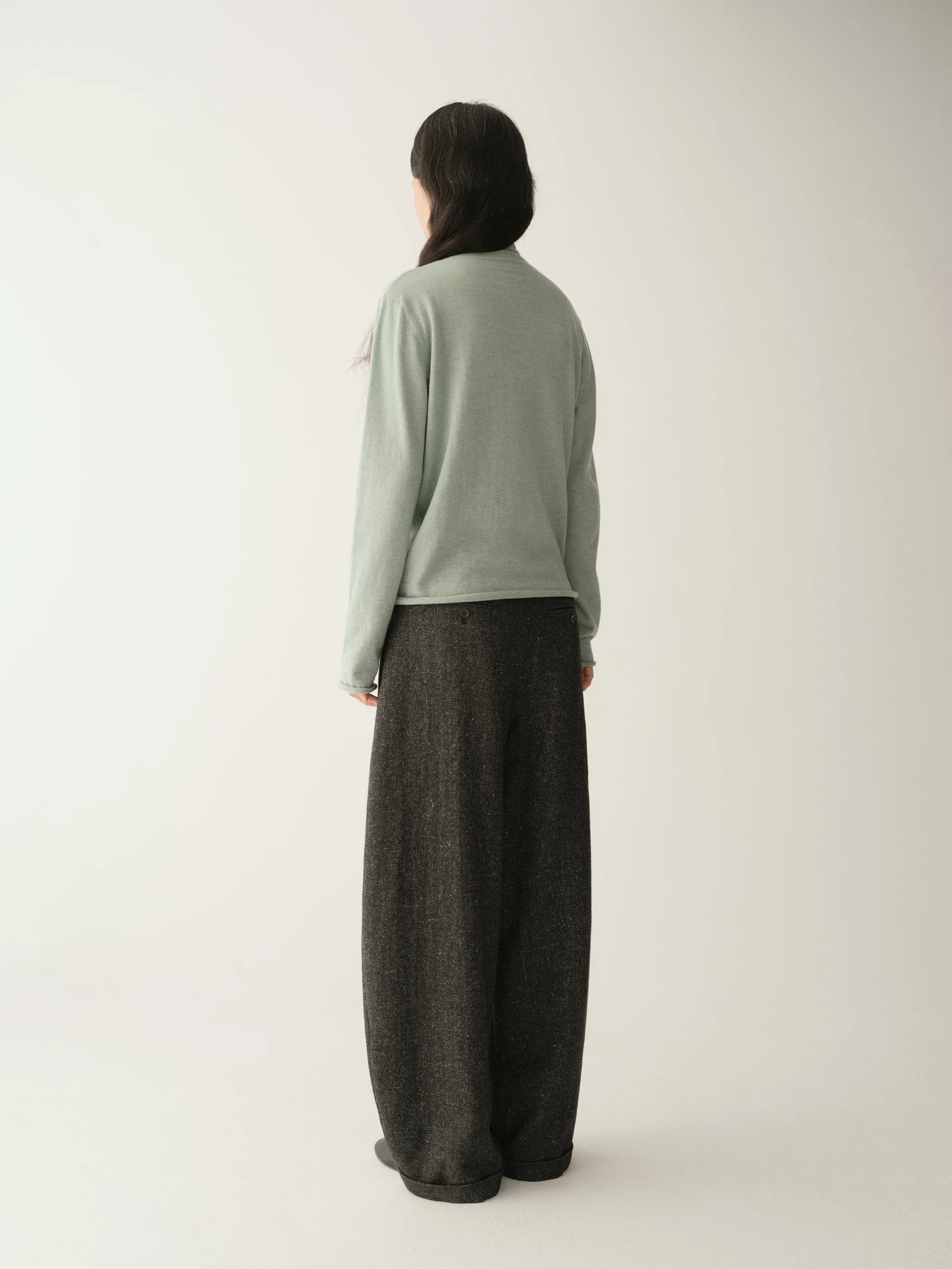 Pleated Wool Pants - Image 13