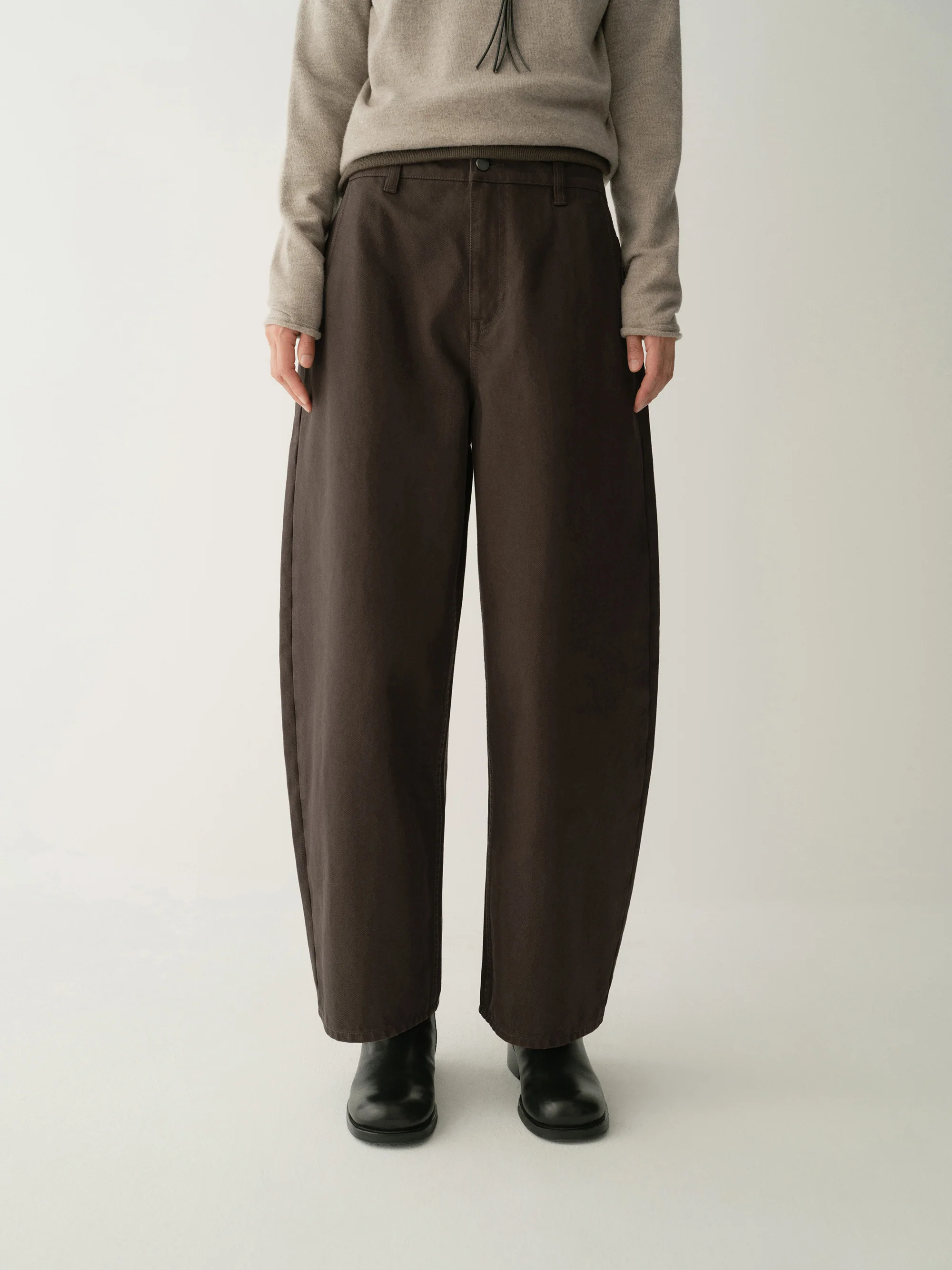 Cotton Cropped Jeans - Image 10