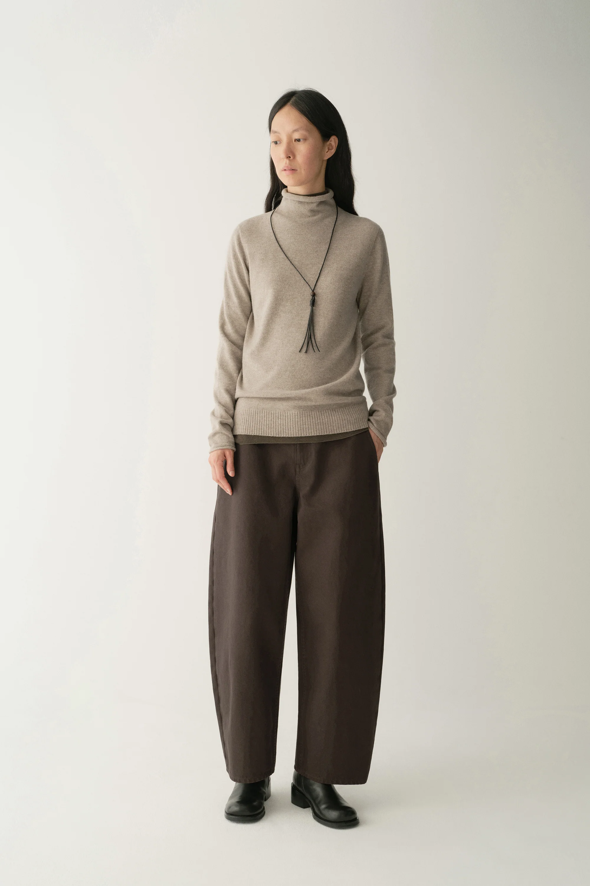 Cotton Cropped Jeans - Image 4