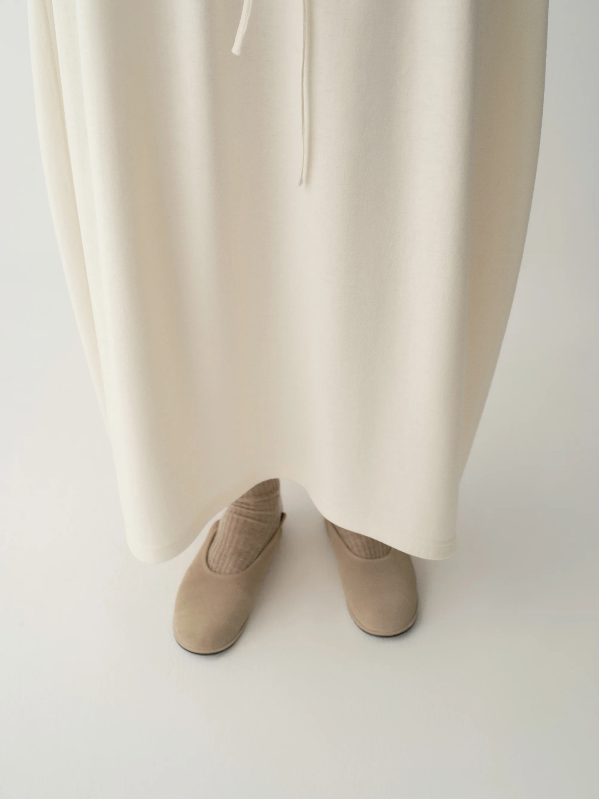 Asymmetric Wool Skirt - Image 10