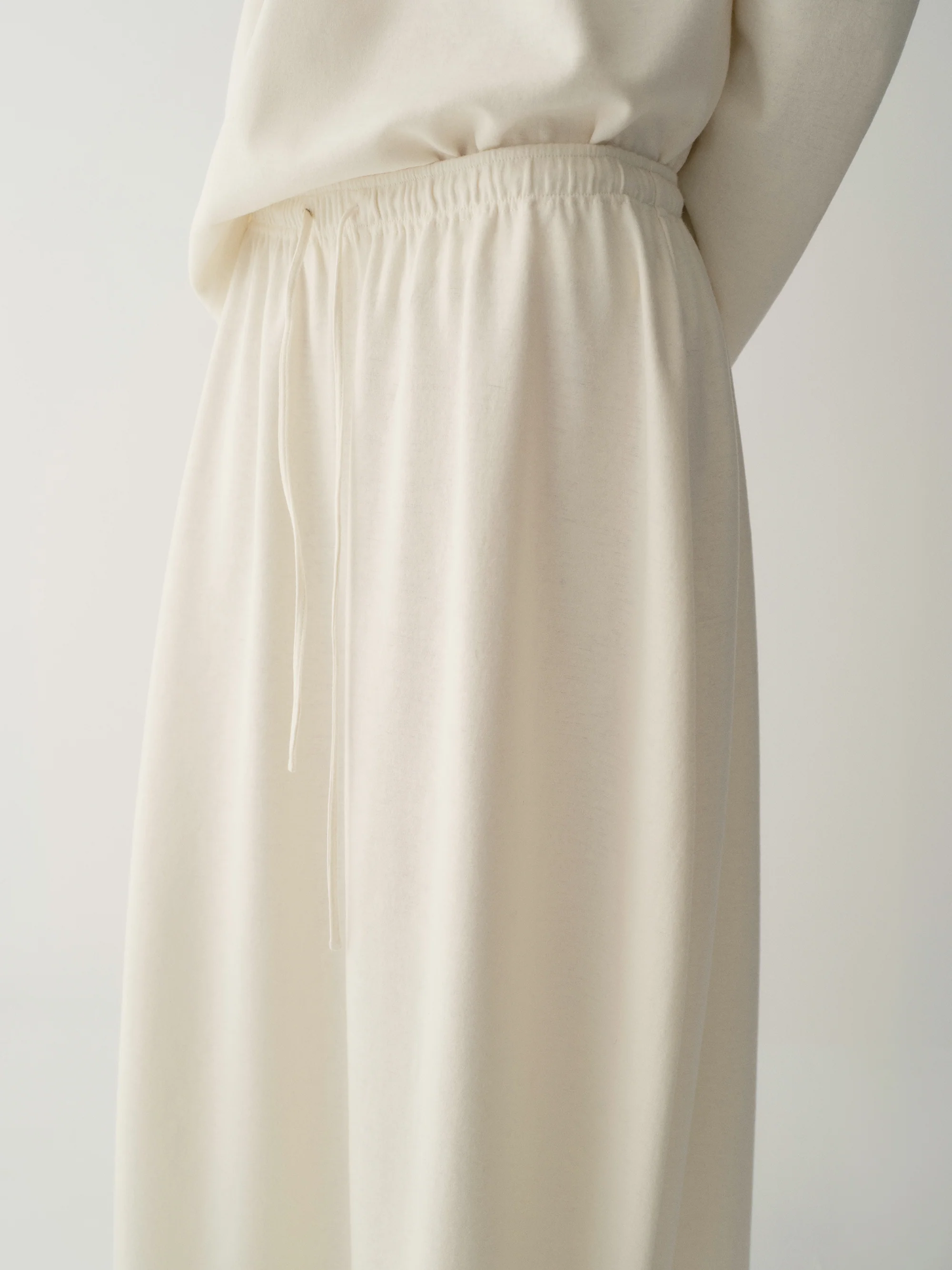 Asymmetric Wool Skirt - Image 9