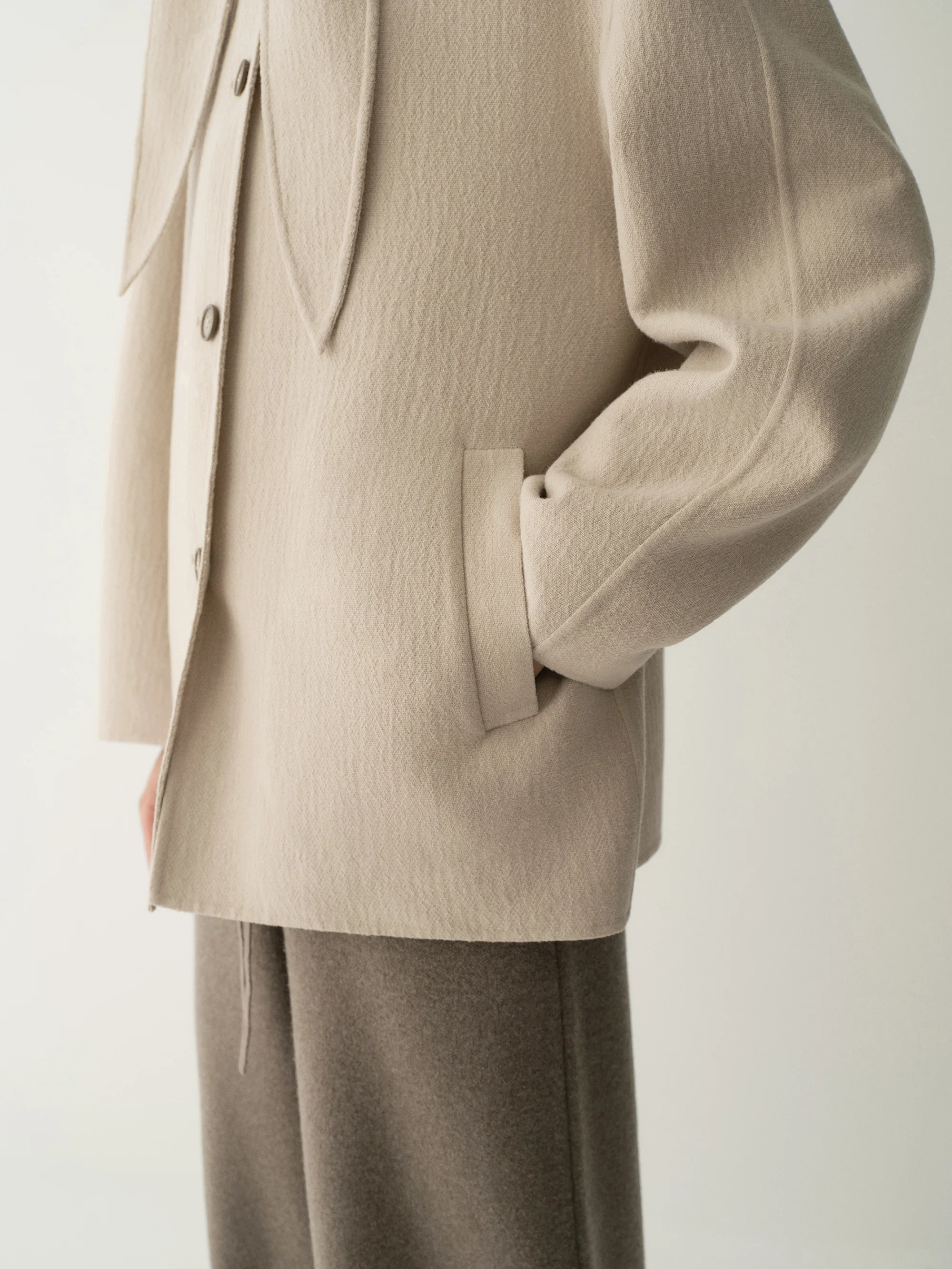 Wool Hooded Jacket - Image 15