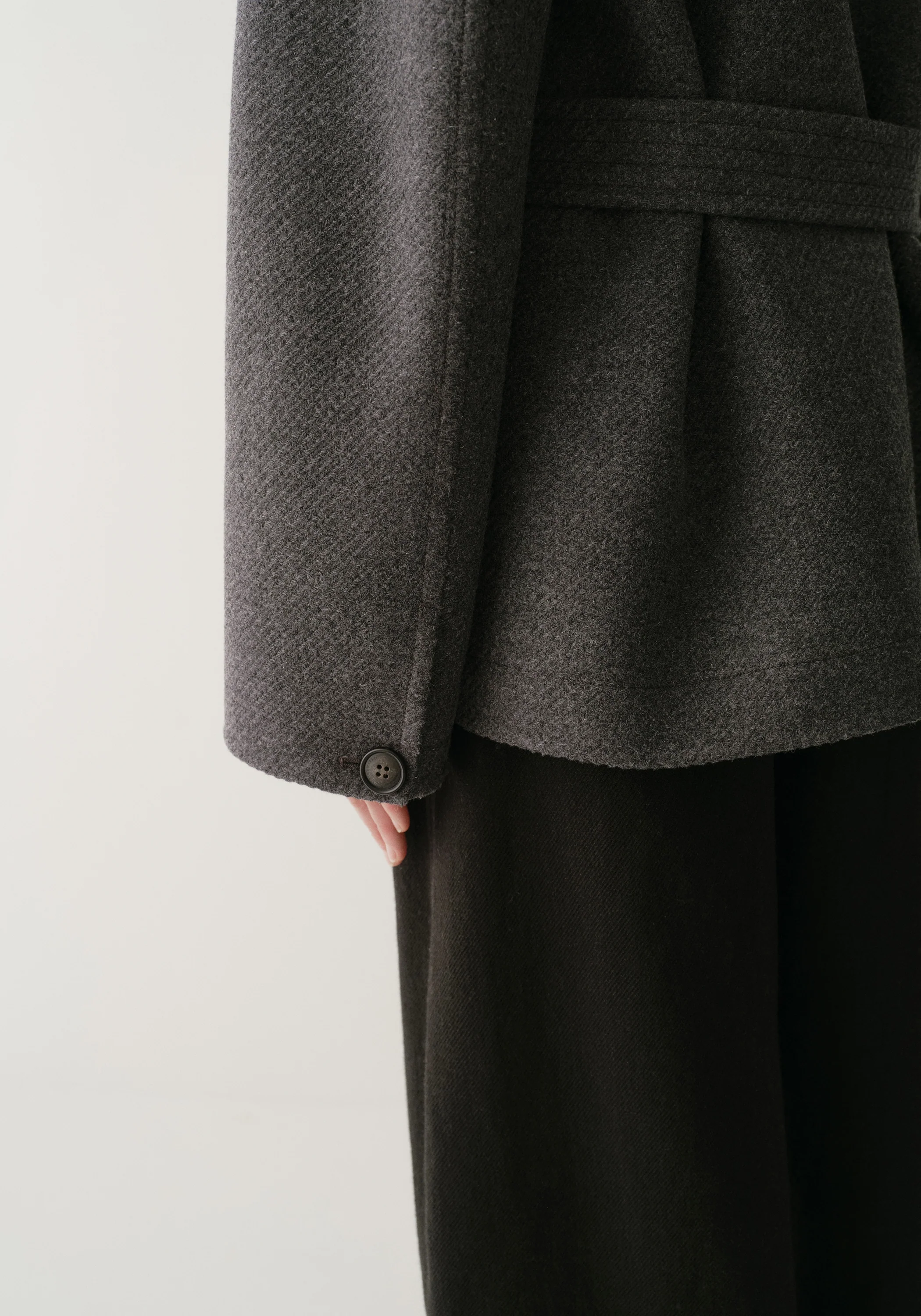 Asymmetric Short Coat - Image 11