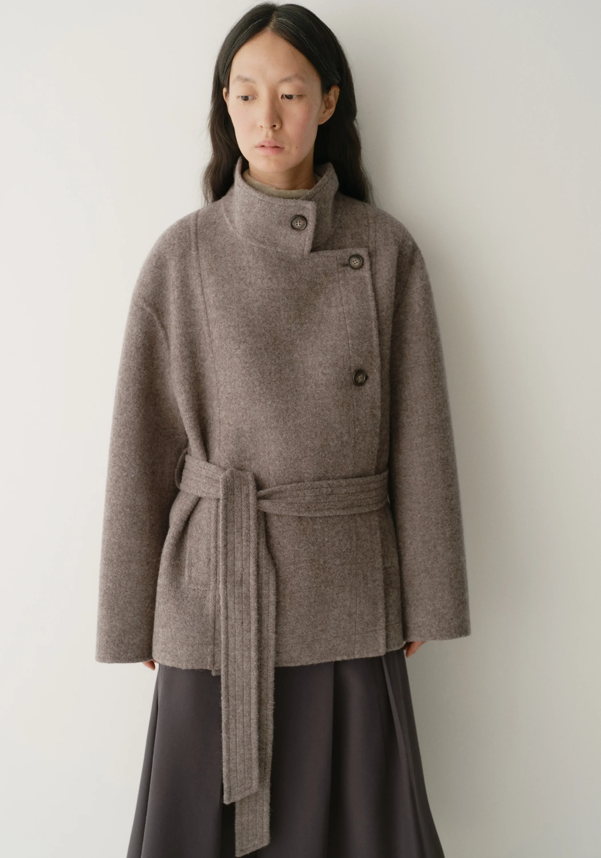Asymmetric Short Coat - Image 12