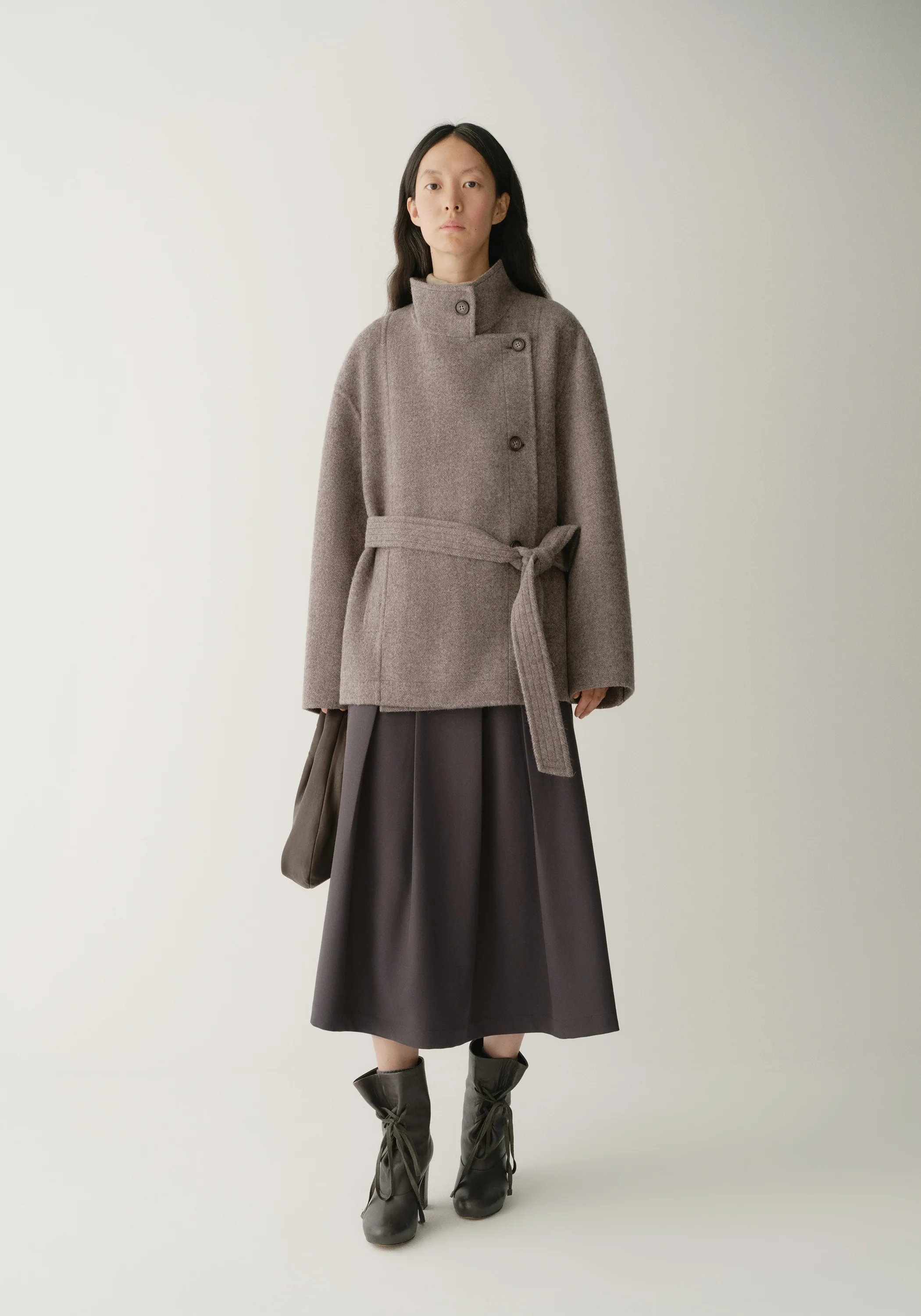 Asymmetric Short Coat - Image 13