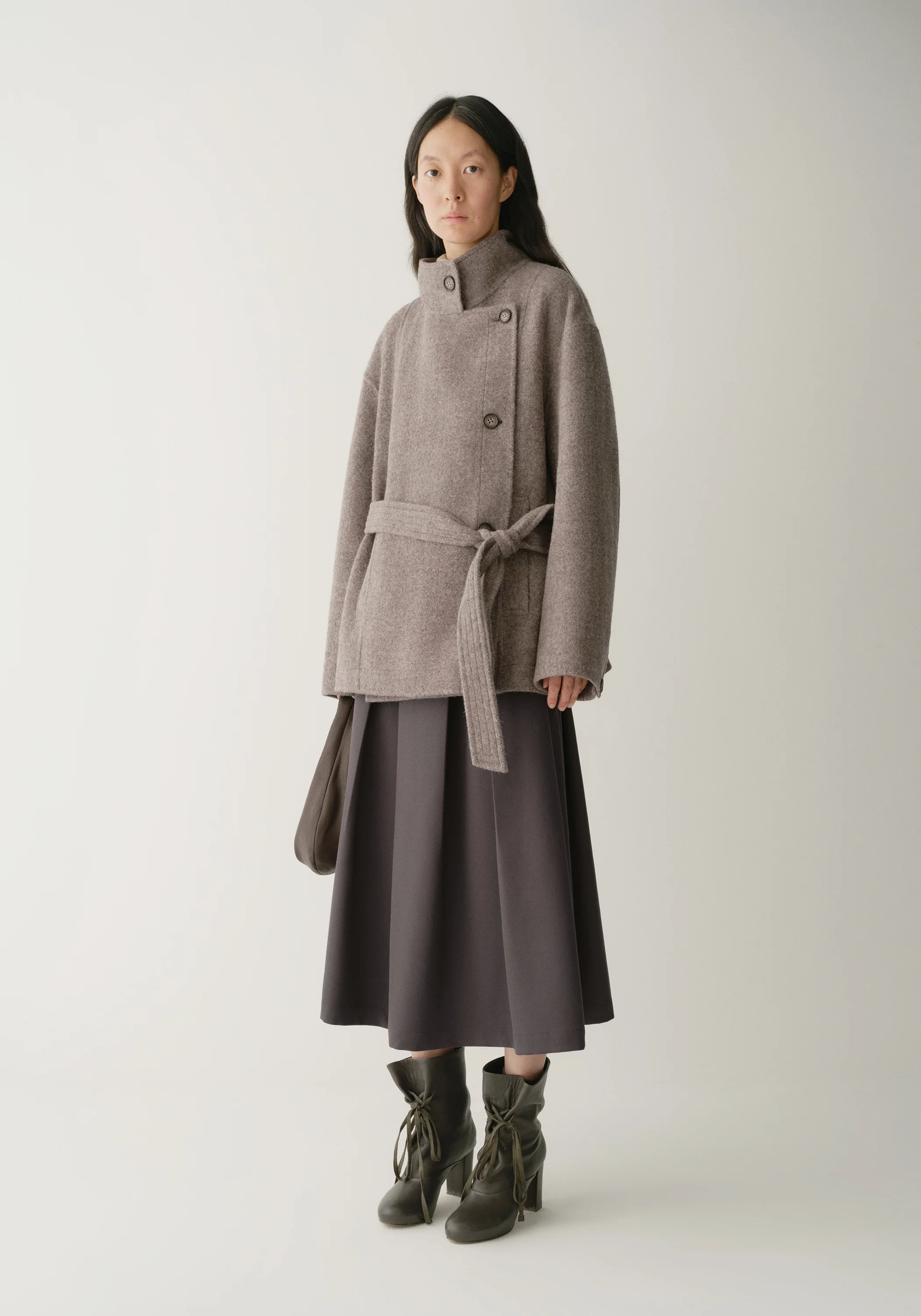 Asymmetric Short Coat - Image 14