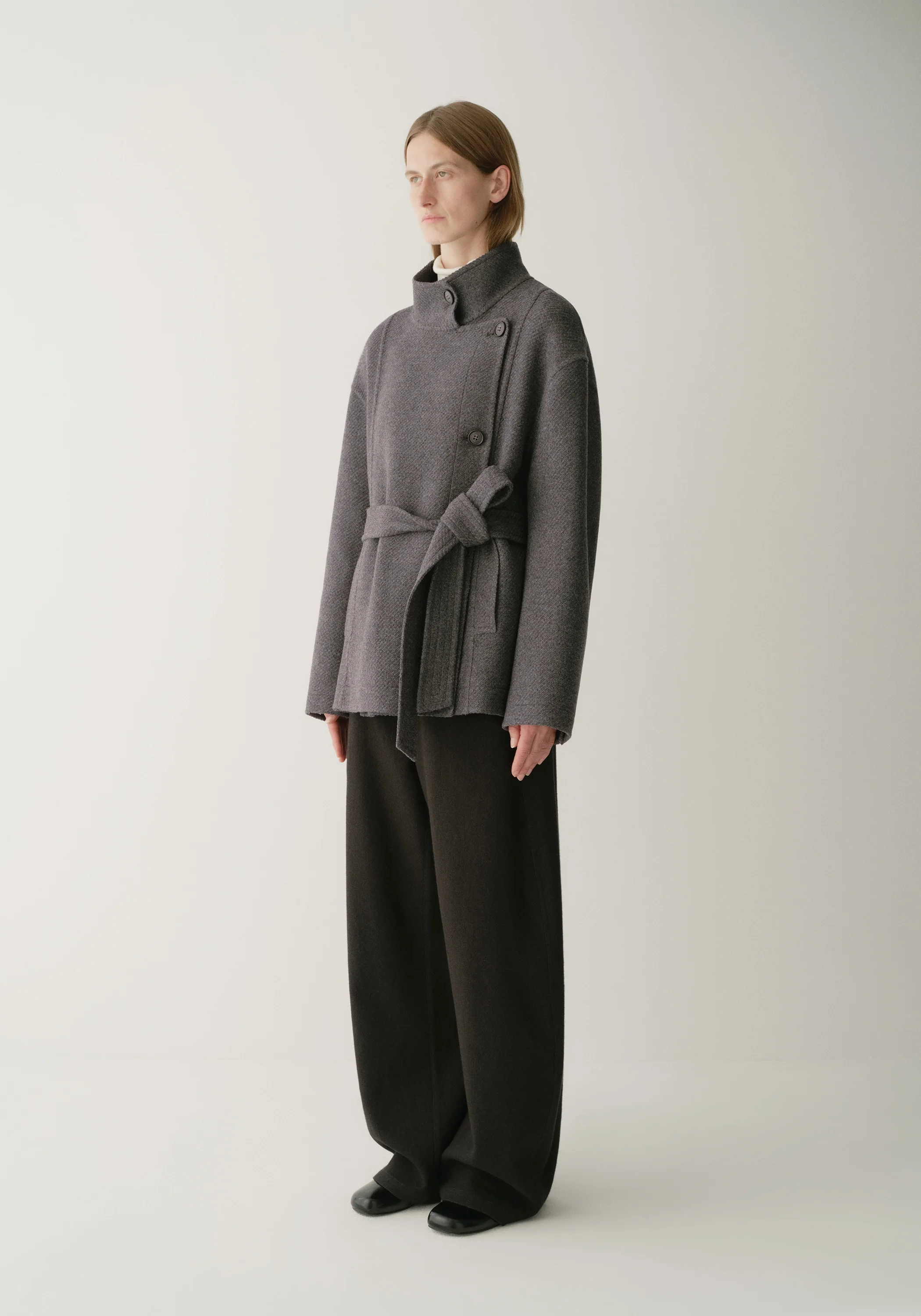 Asymmetric Short Coat - Image 3