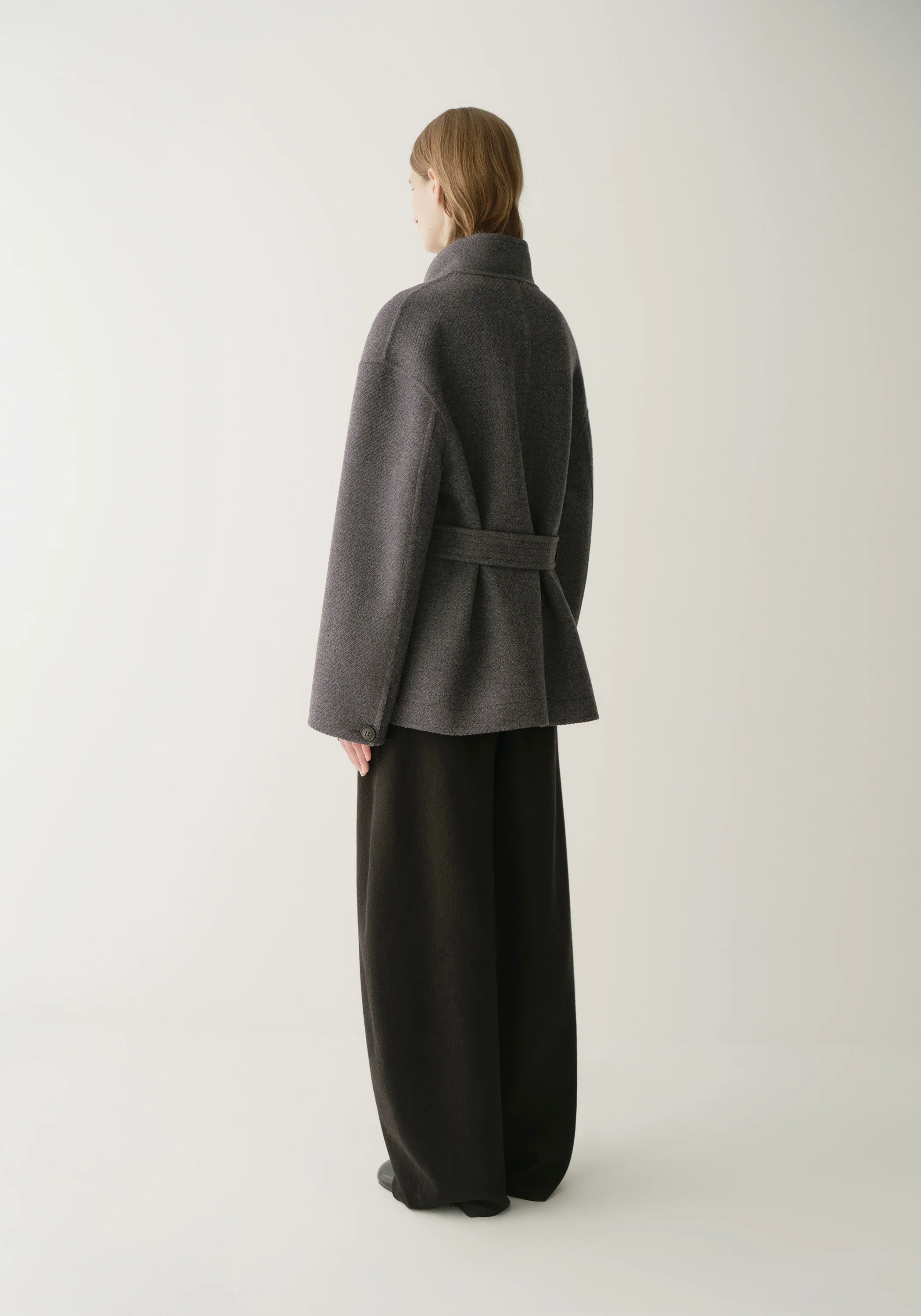Asymmetric Short Coat - Image 4
