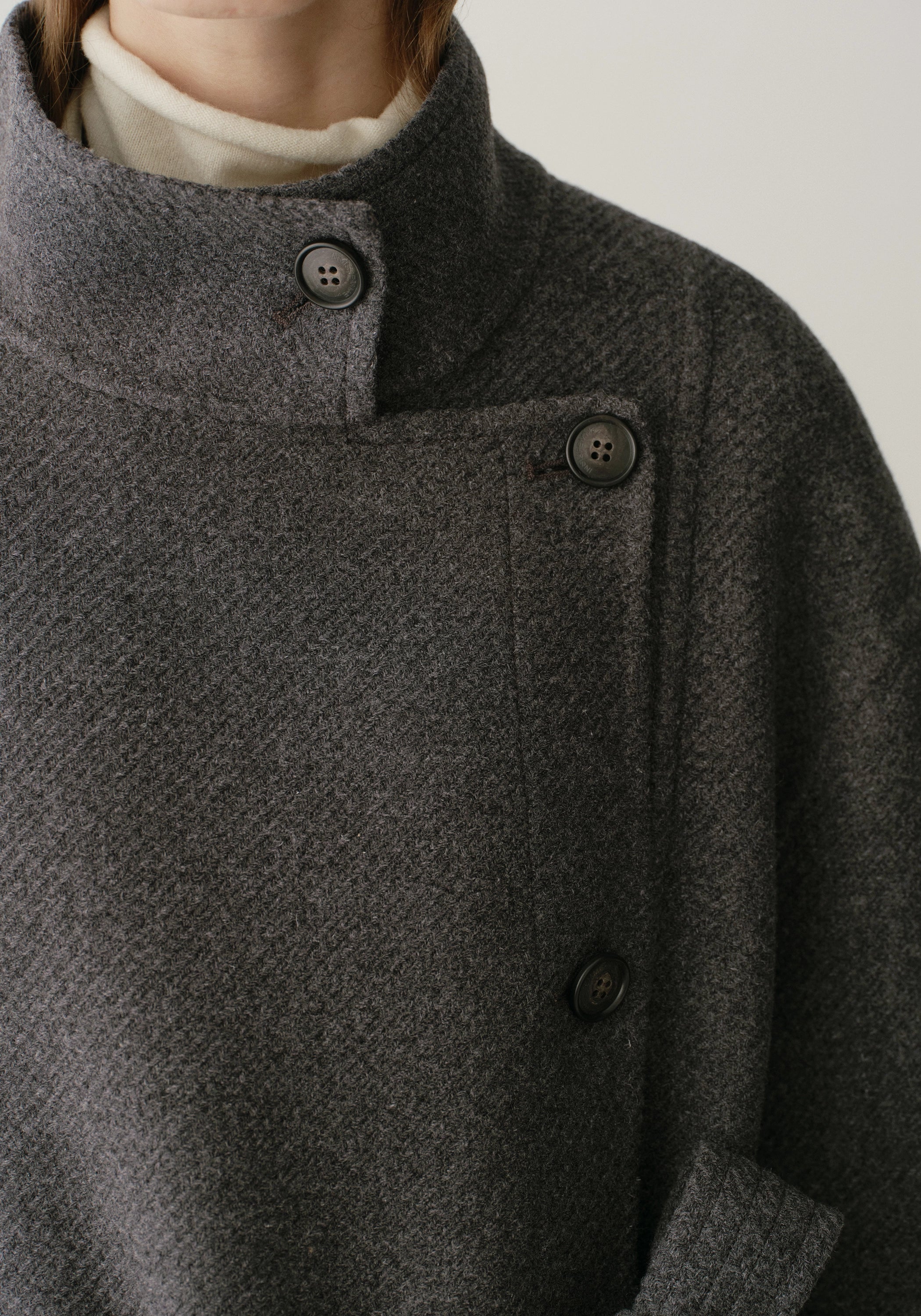 Asymmetric Short Coat - Image 8