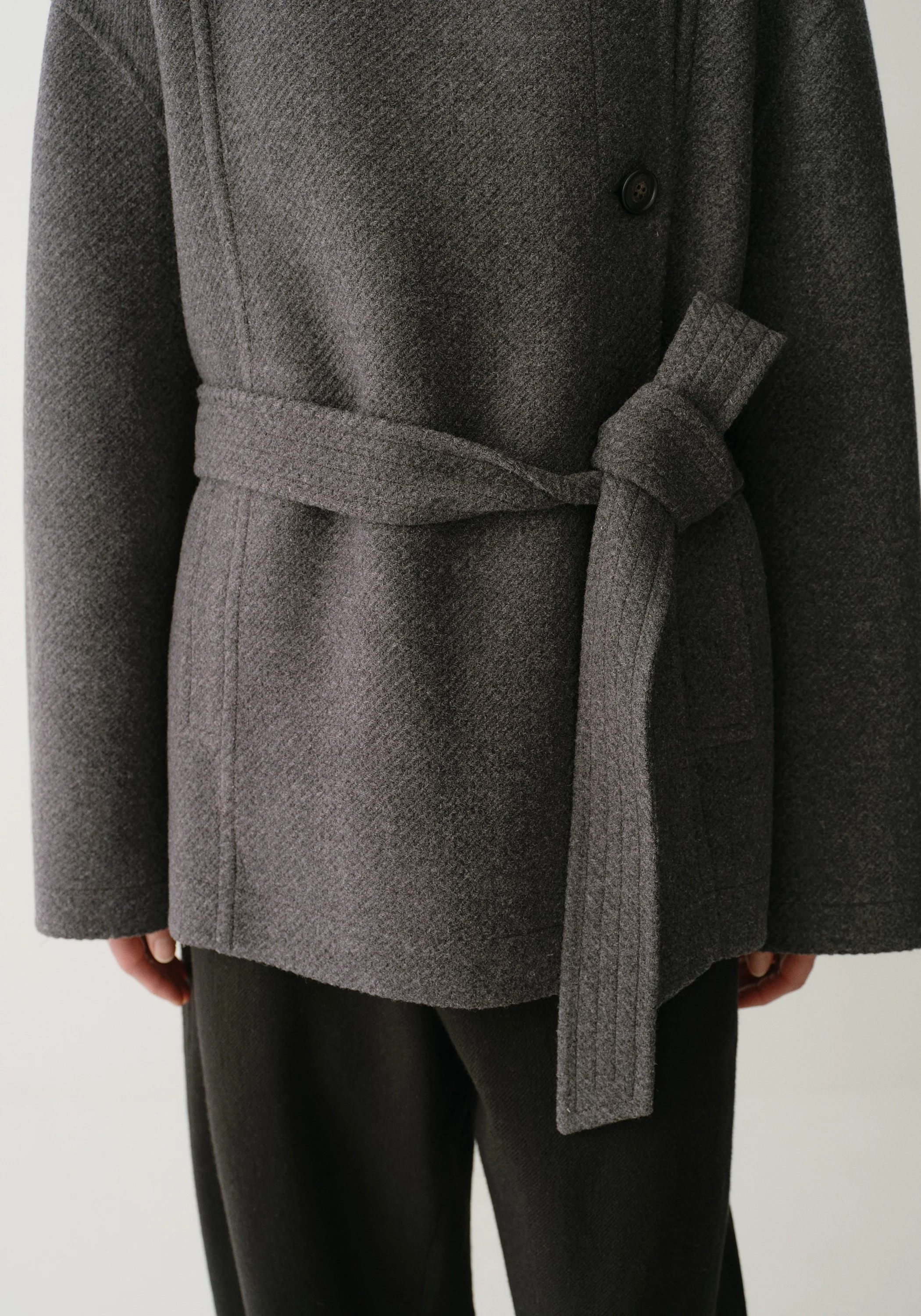 Asymmetric Short Coat - Image 9