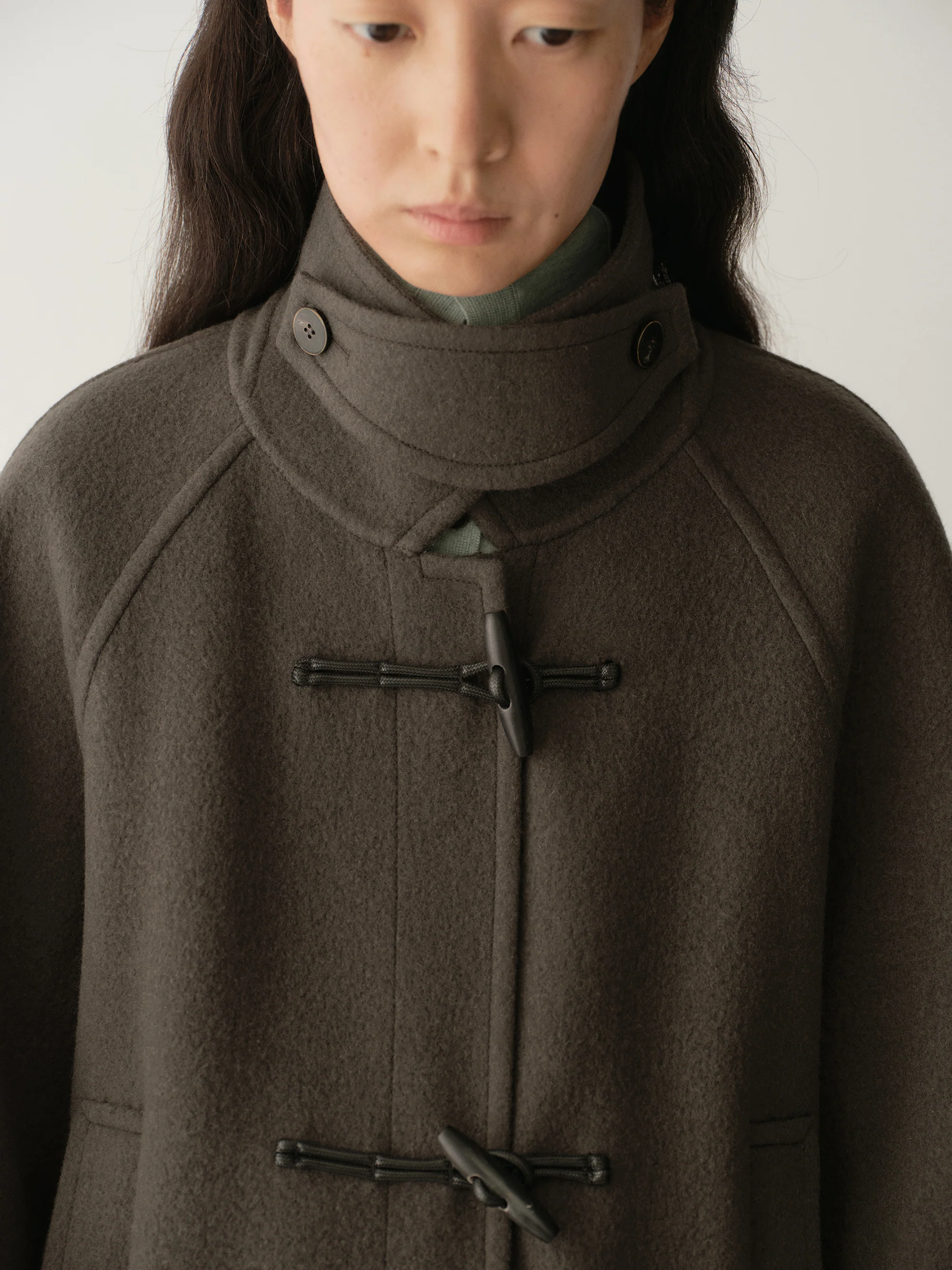 Belted Cashmere Short Coat - Image 15