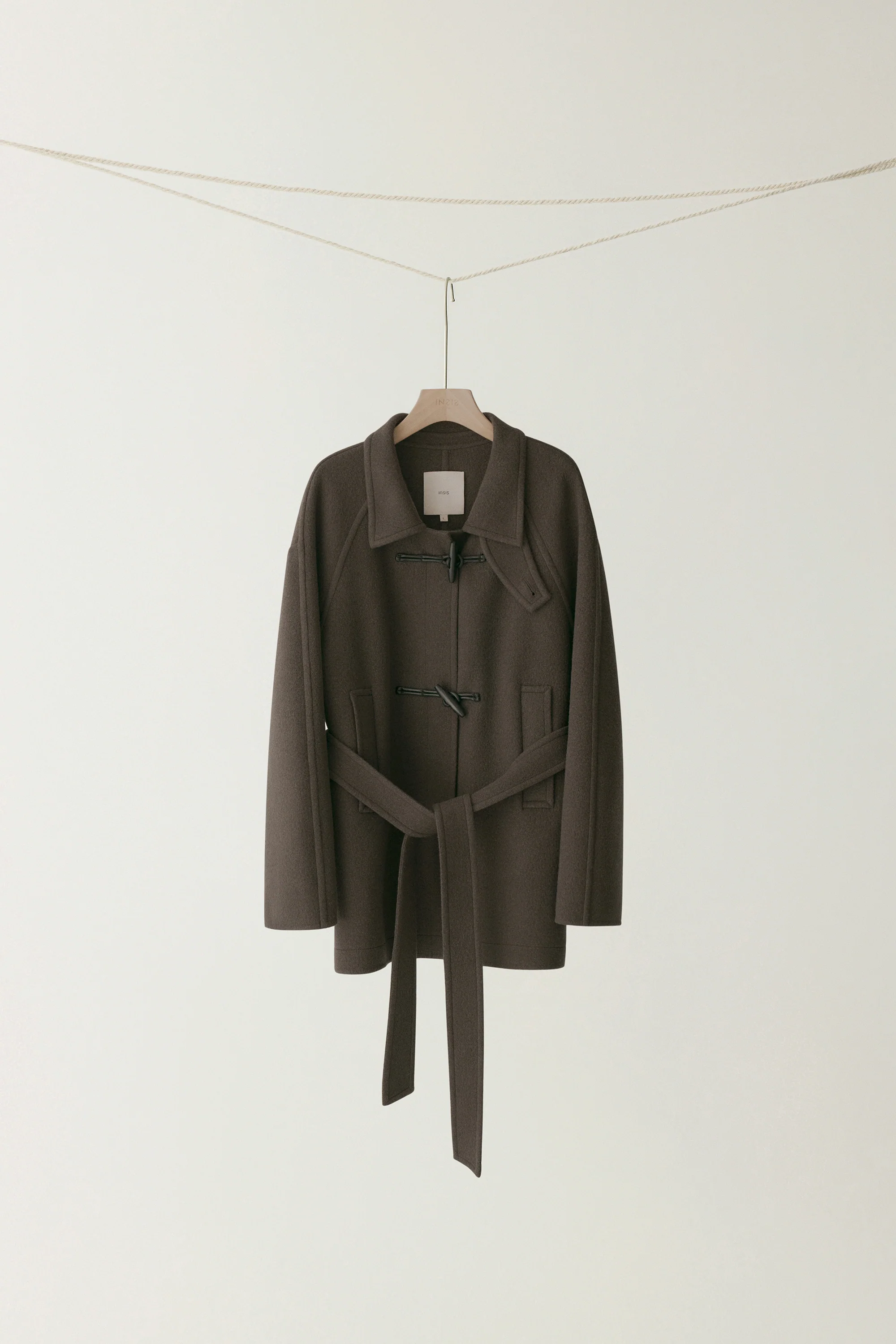 Belted Cashmere Short Coat - Image 22