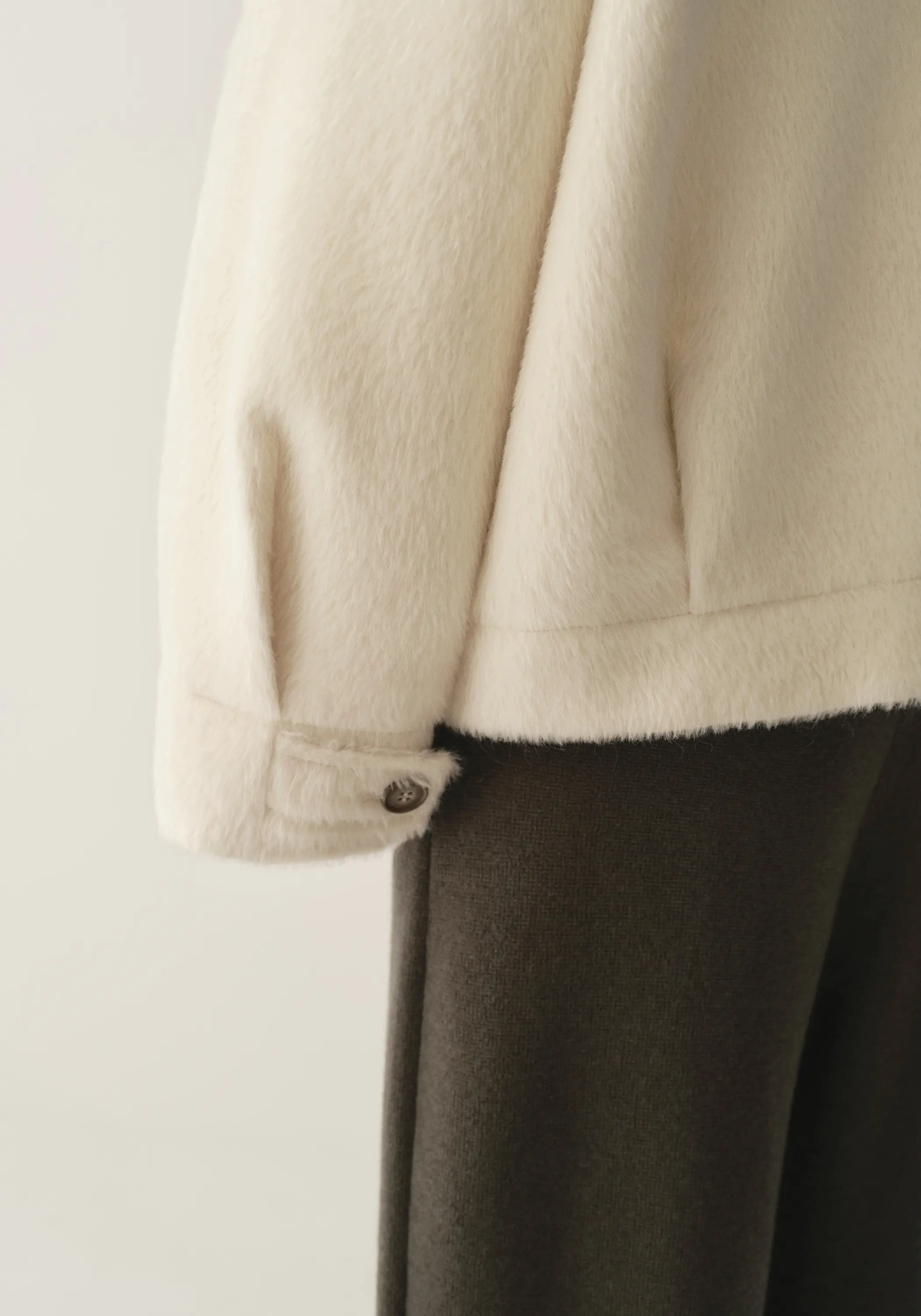 Double-breated Wool Short Coat - Image 12