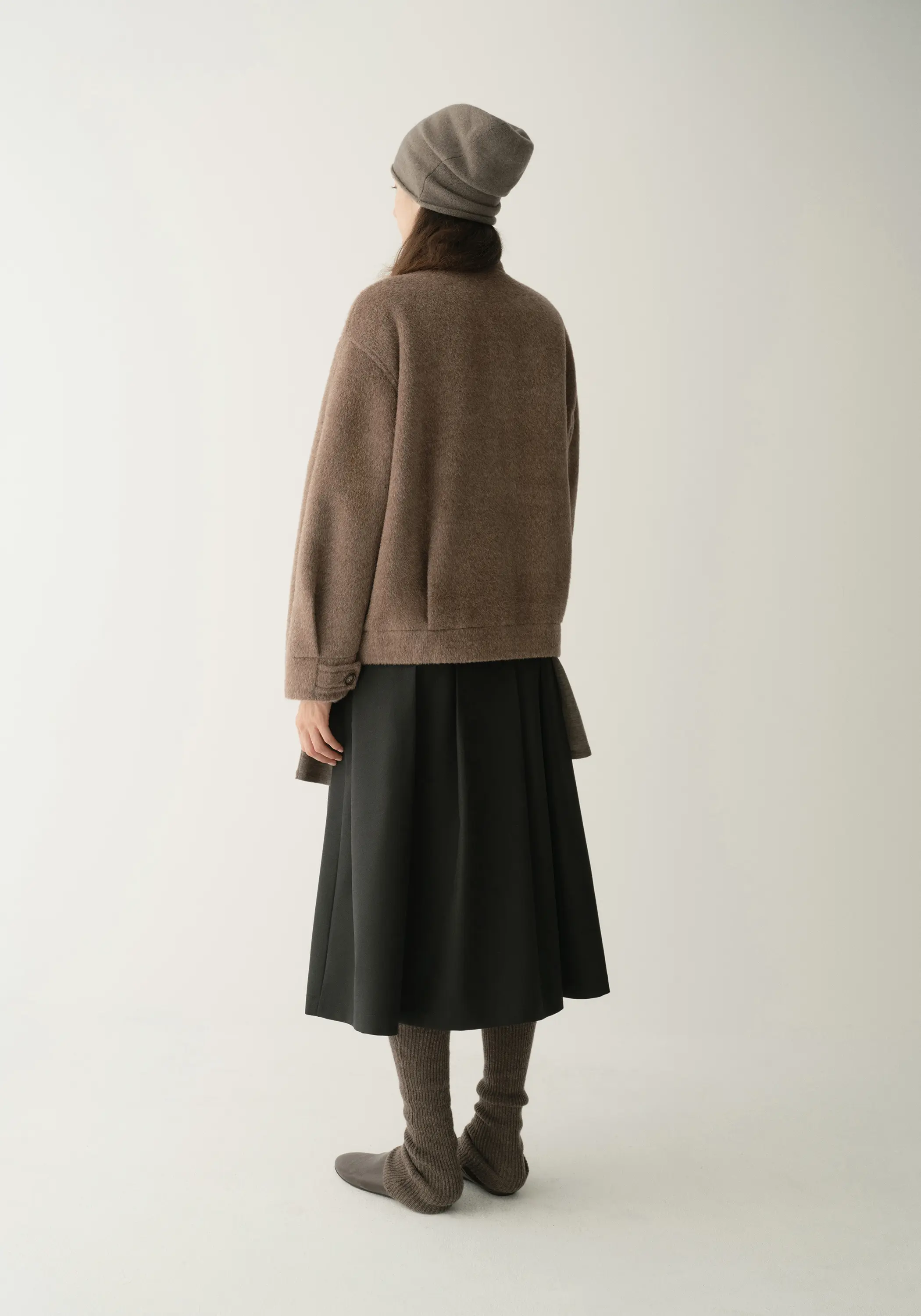 Double-breated Wool Short Coat - Image 18