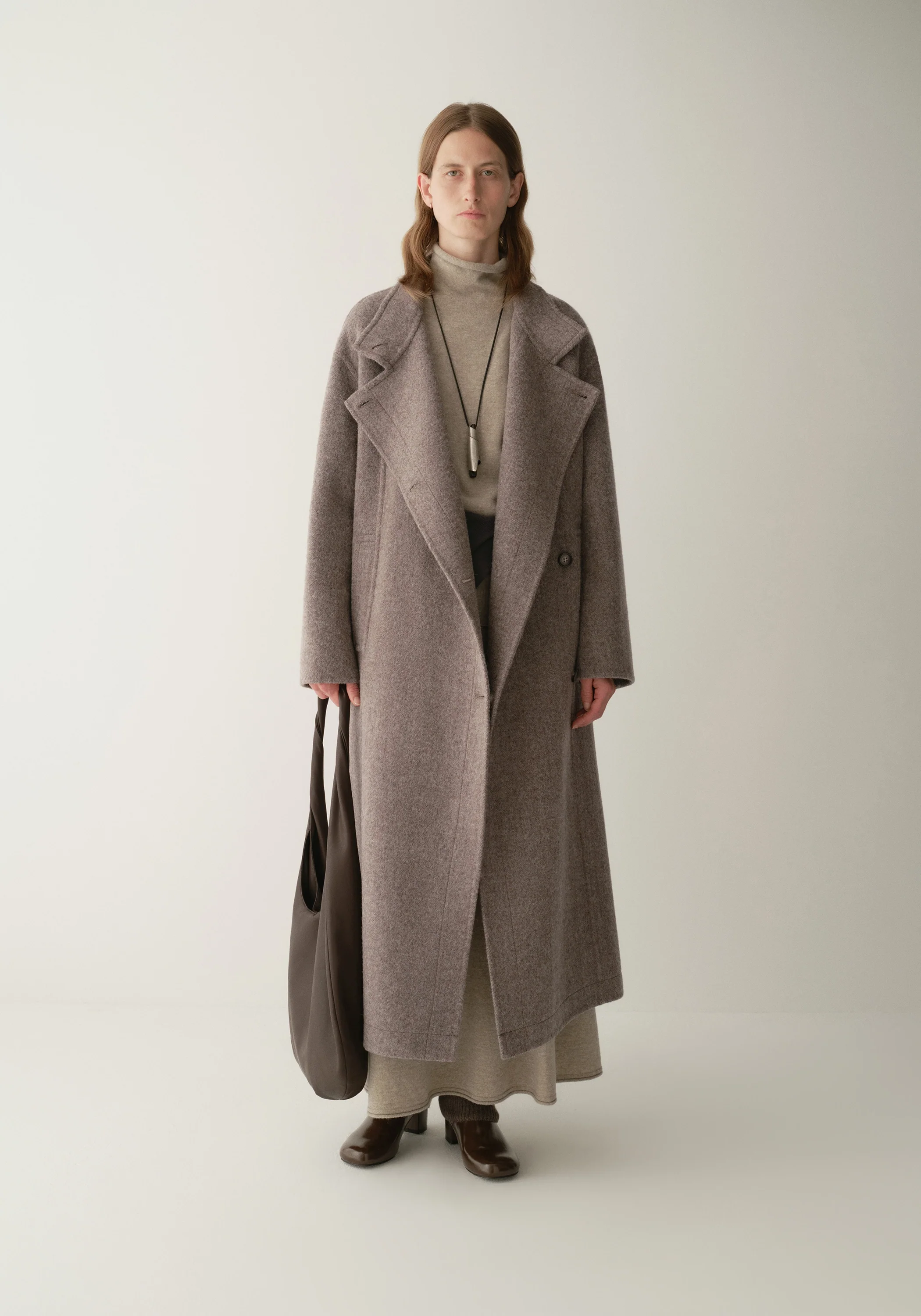 Asymmetric Long Coat - Image 13