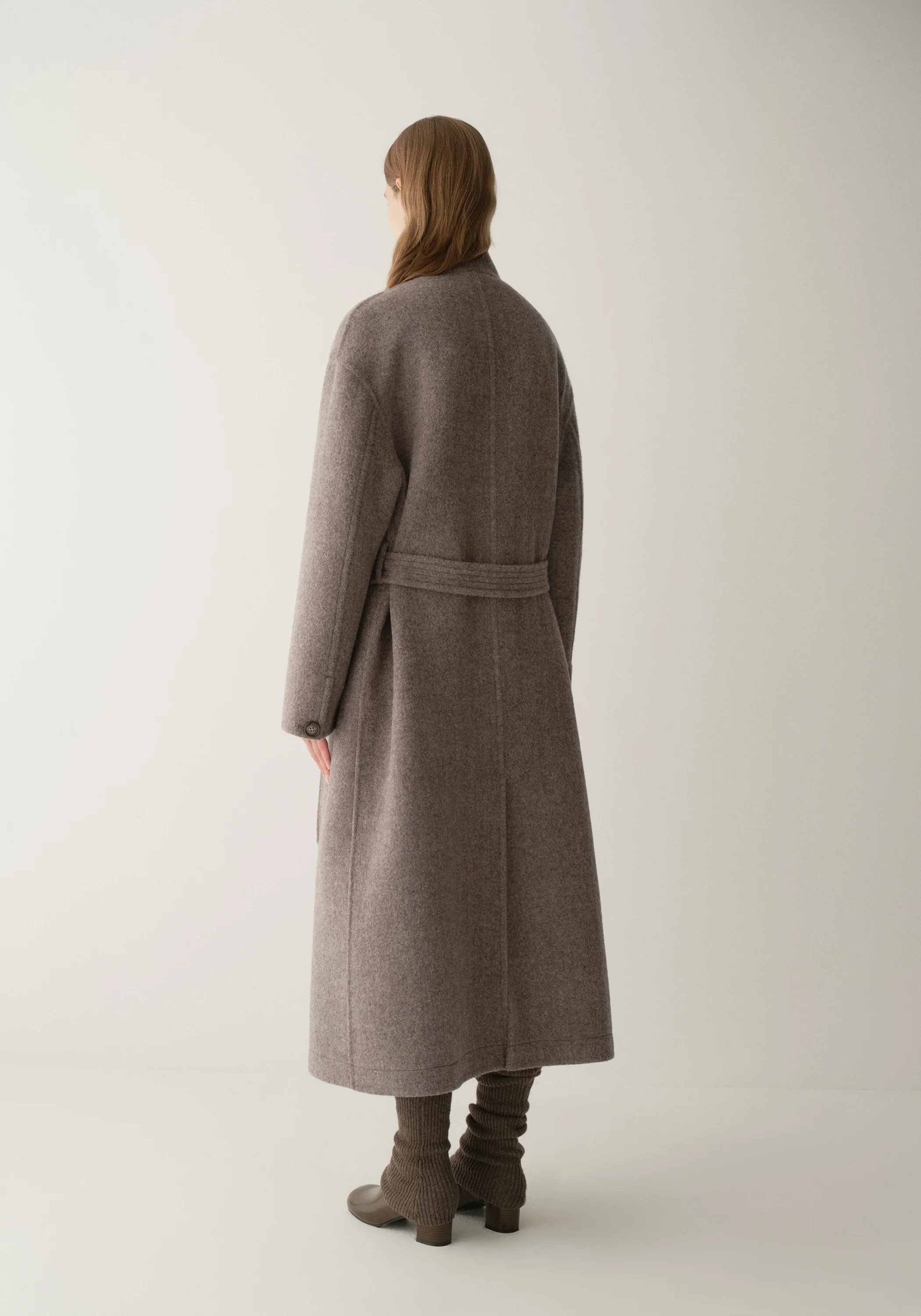 Asymmetric Long Coat - Image 14
